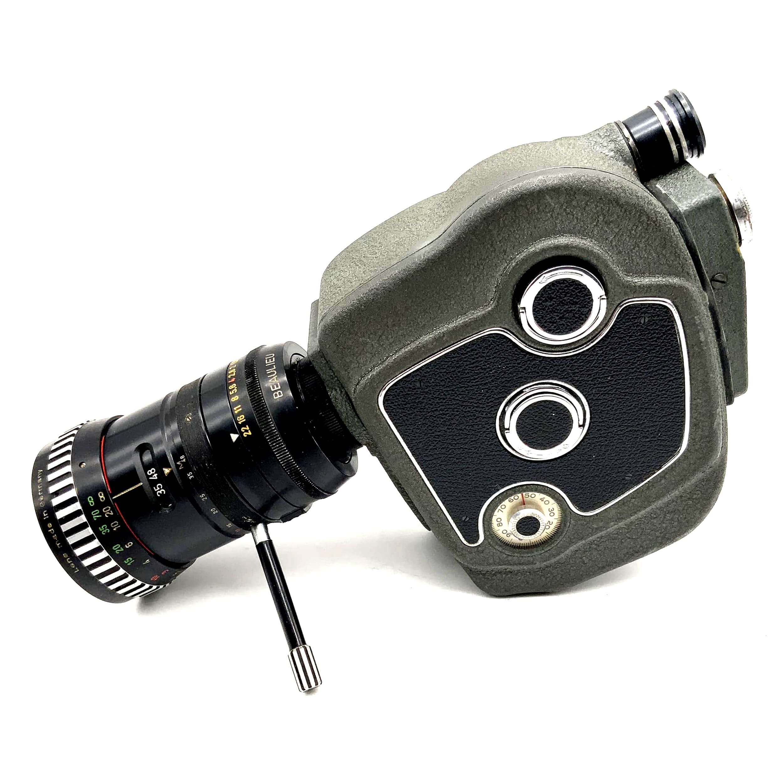 Beaulieu MR8 film camera with Variogon 1:1.8/8-48 Super 8 camera movie camera