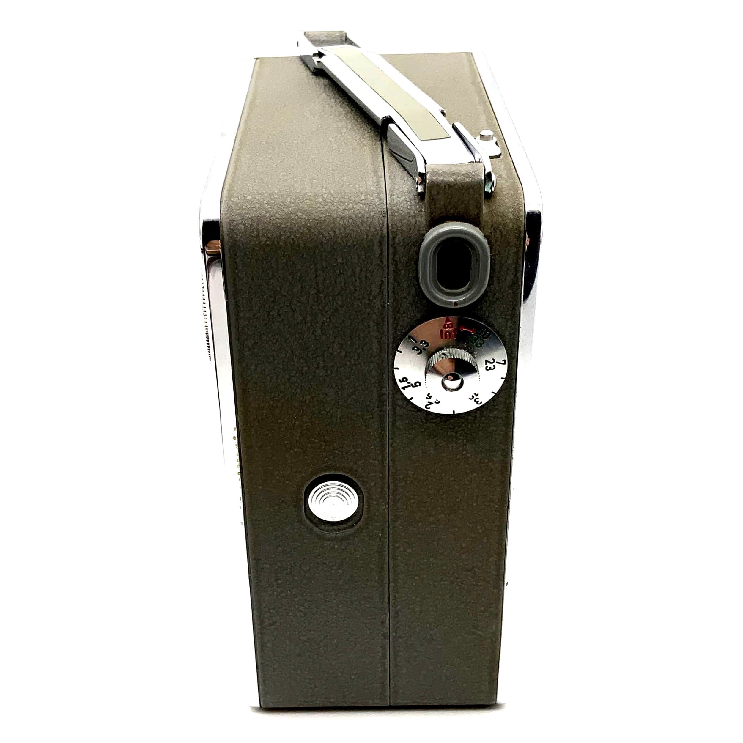 Braun Nizo Heliomatic 8 S2R film camera with Euron 1:2.8 f=37.5mm Super 8 lens