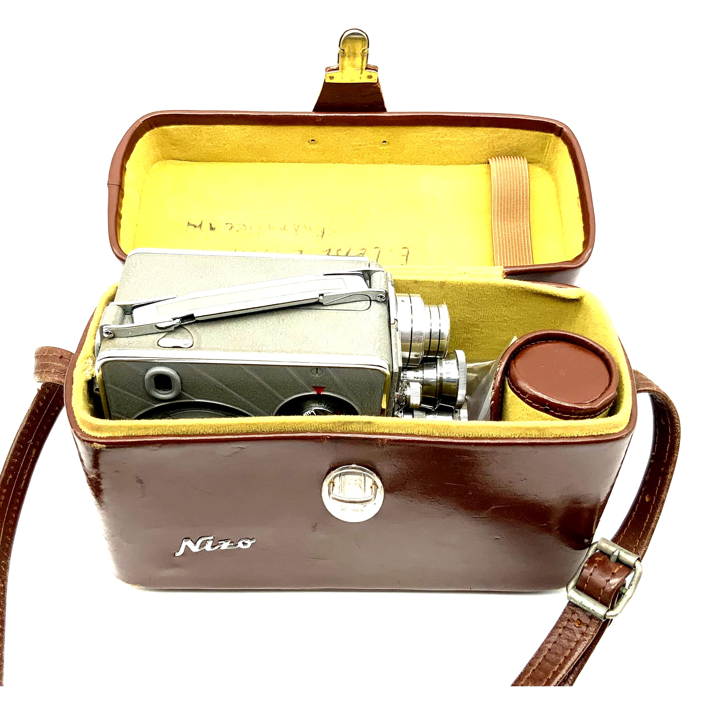 Braun Nizo Heliomatic 8 S2R film camera with Euron 1:2.8 f=37.5mm Super 8 lens