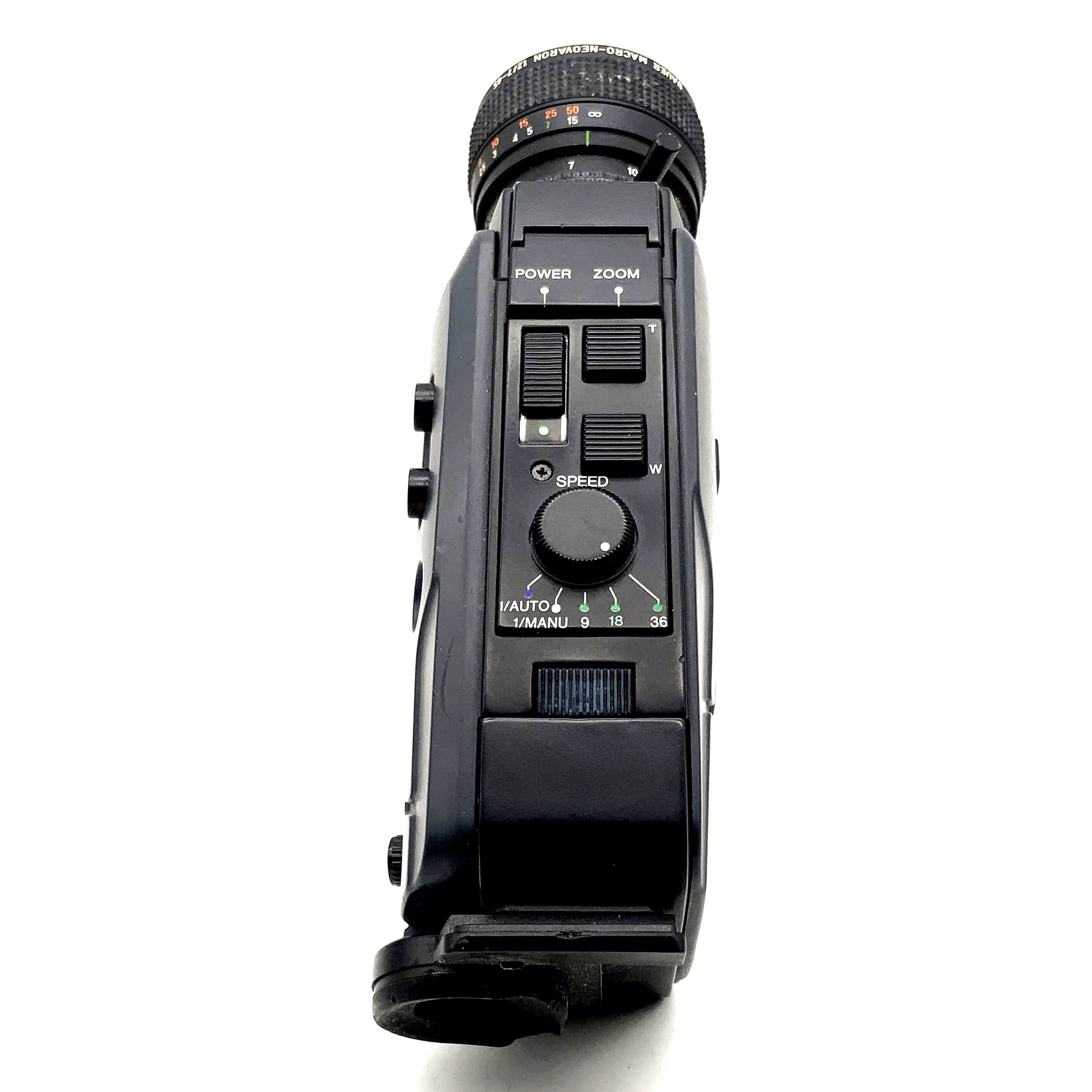 Bauer C107 XL film camera with Neovaron 1.2/7-45mm Super 8 camera movie camera