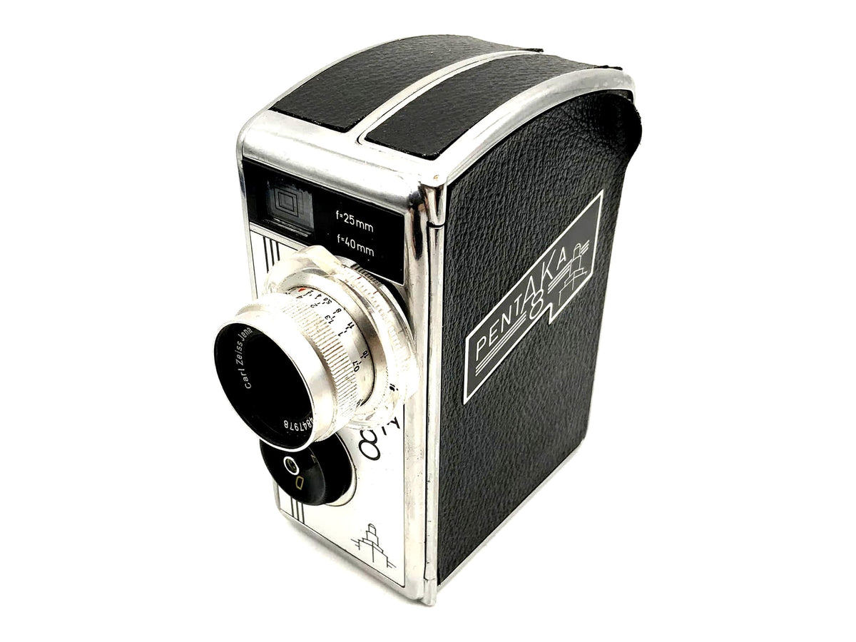 Pentacon Pentaka 8 film camera with Carl Zeiss Biotar 2/12.5 Super 8 camera