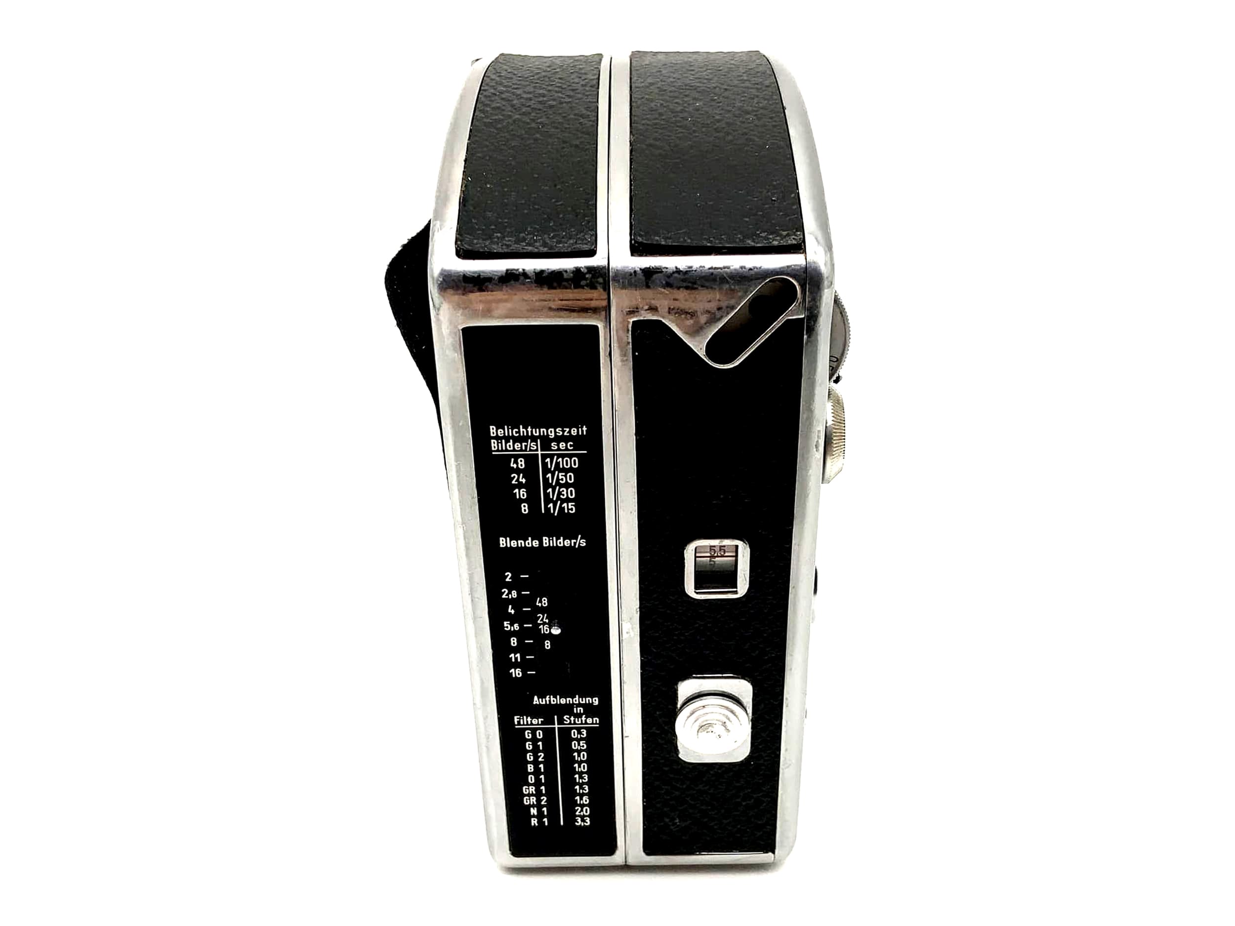 Pentacon Pentaka 8 film camera with Carl Zeiss Biotar 2/12.5 Super 8 camera