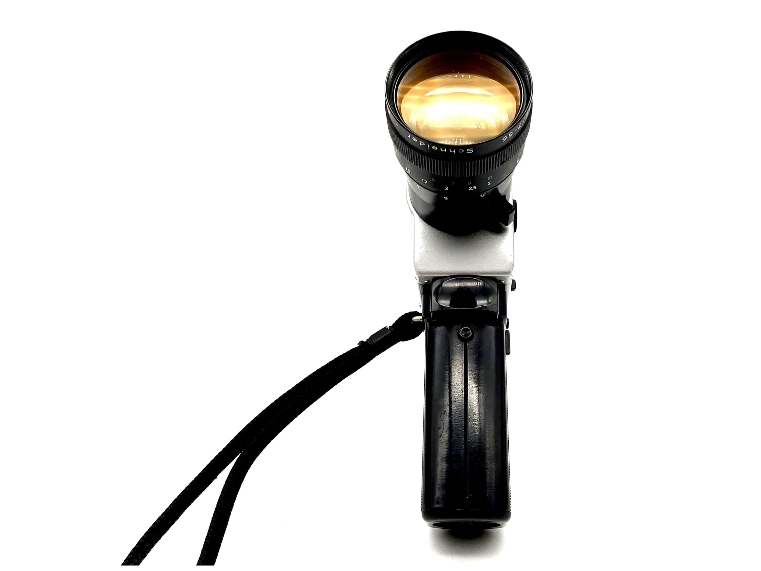 Braun Nizo 156 XL film camera with Schneider-Kreuznach Variogon 1:1.8/7-56 Super 8 lens