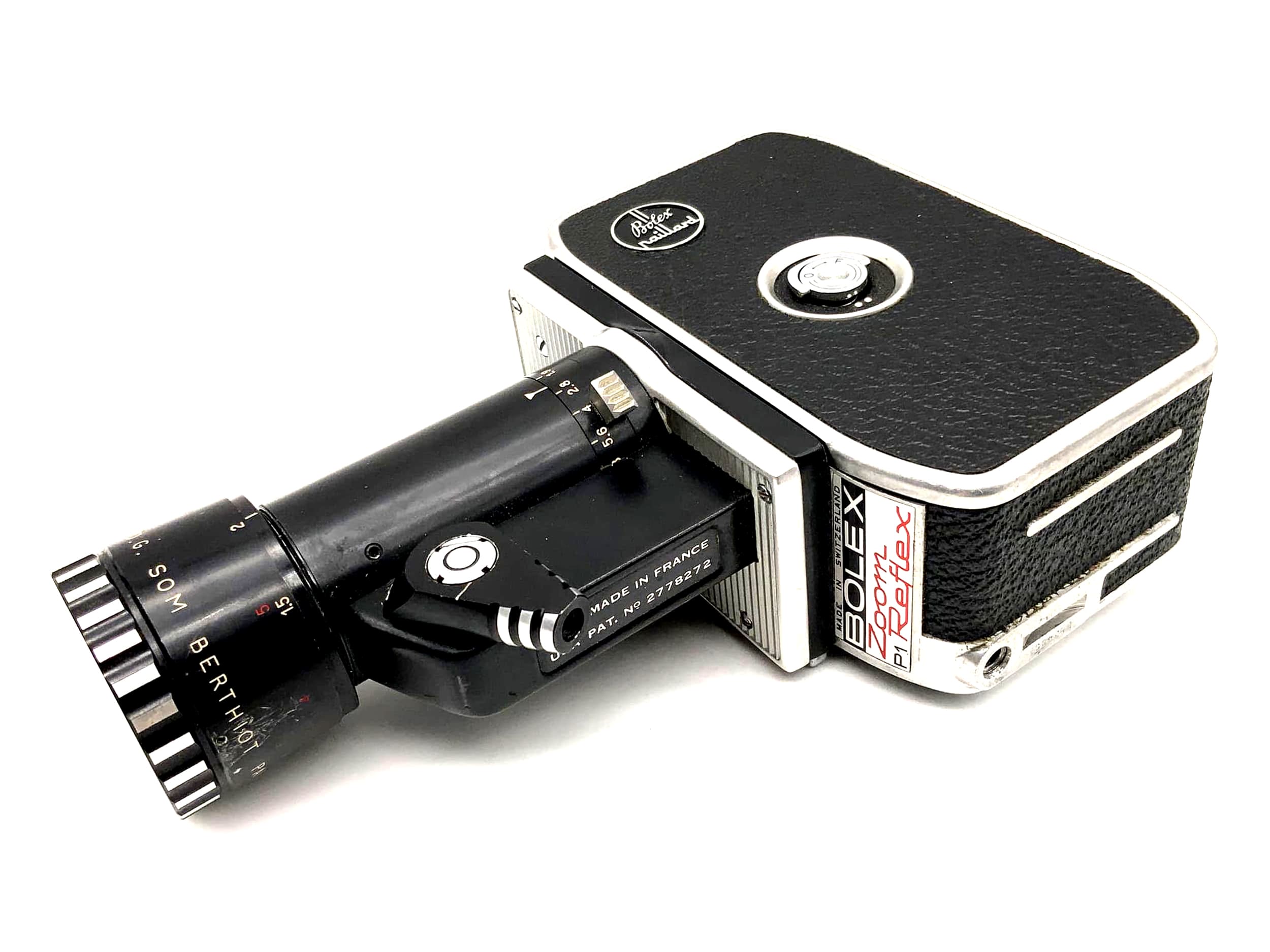 Bolex P1 Zoom Reflex film camera with Pan Cinor 1:1.9 f=8-40mm Super 8 camera