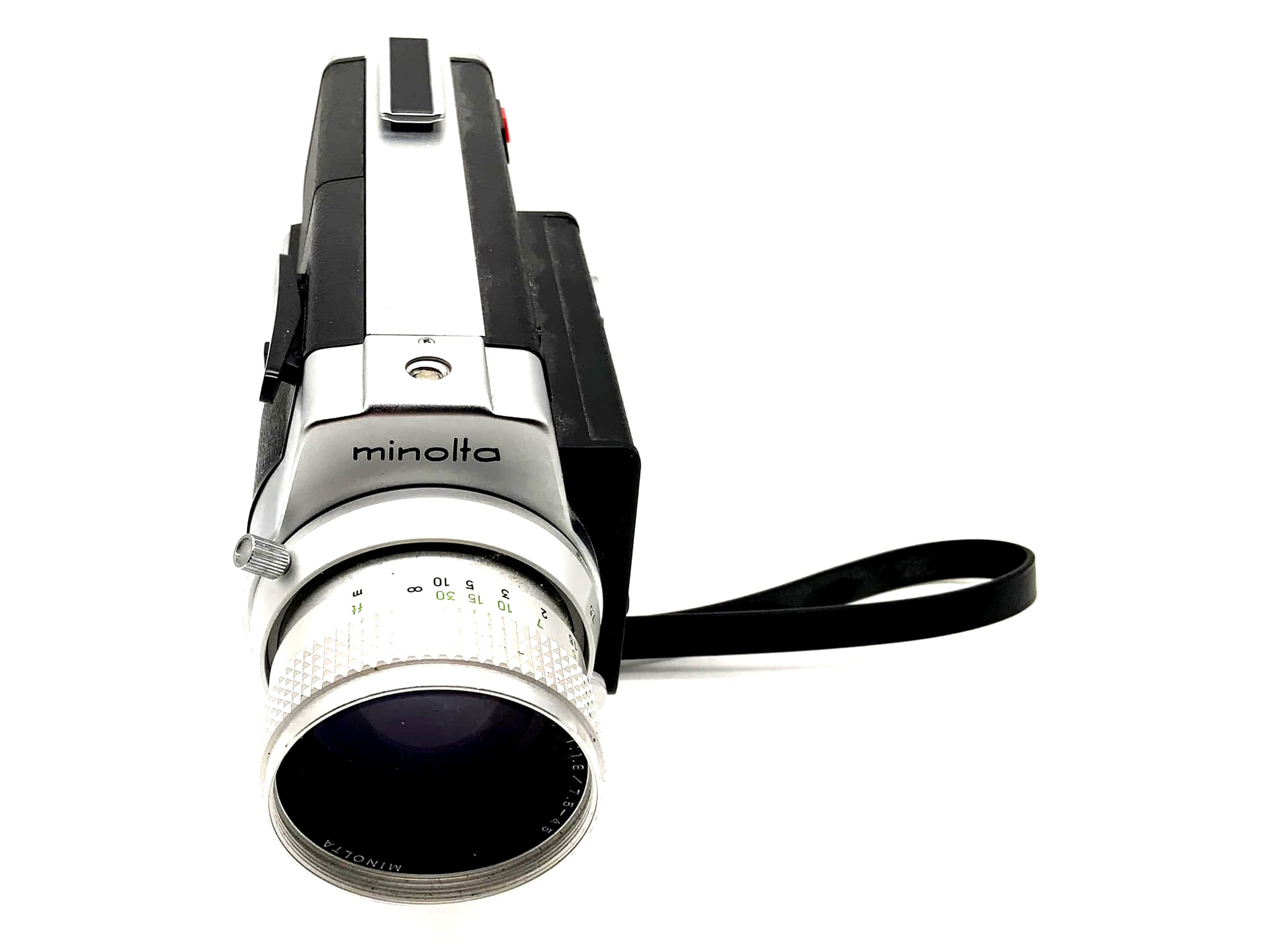 Minolta Autopak-8 D6 film camera with zoom Rokkor 1:1.8/7.5-45 Super 8 camera