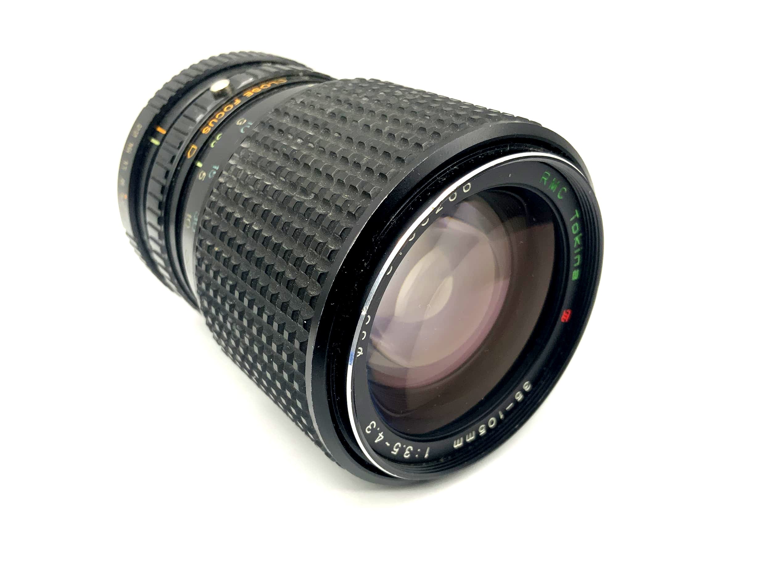 Tokina 35-105mm 1:3.5-4.3 Lens RMC Camera Lens (Pentax K)