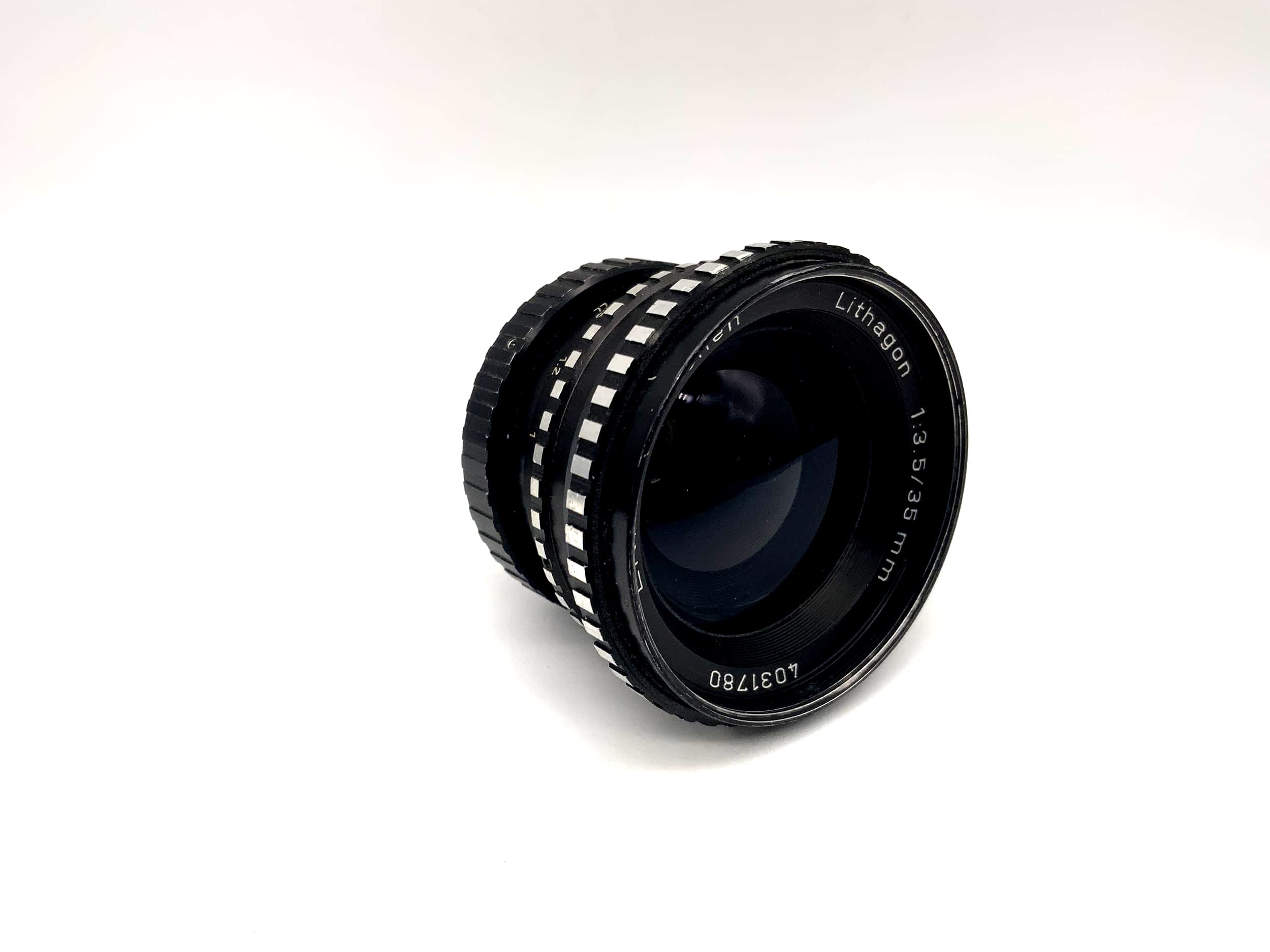 Enna Munich 35mm 1:3.5 lens Lithagon Zebra Camera Lens (M42)