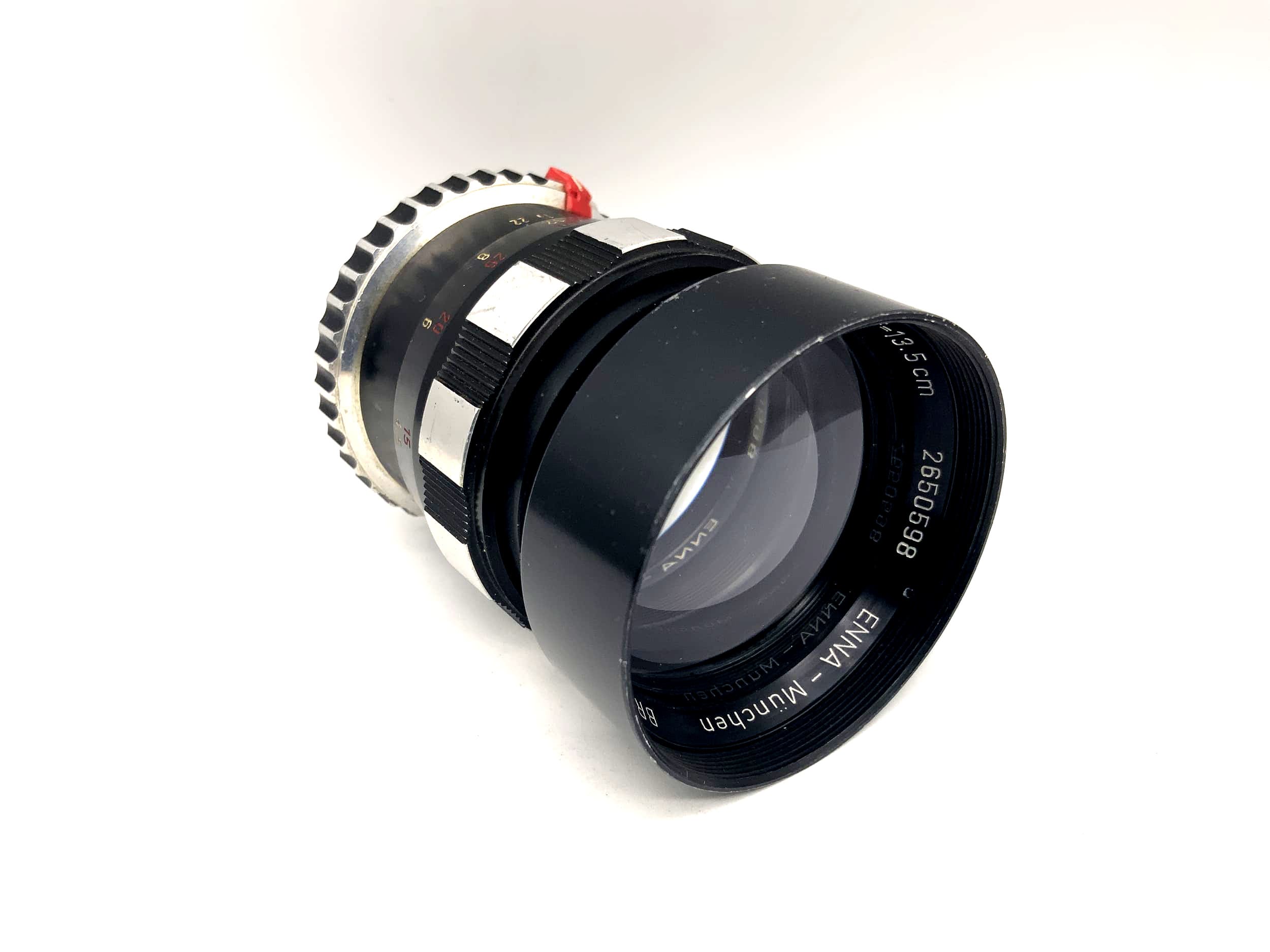 Enna Munich 13.5cm 1:3.5 lens Braun-Tele-Ennalyt SLK Zebra (for Regula III)