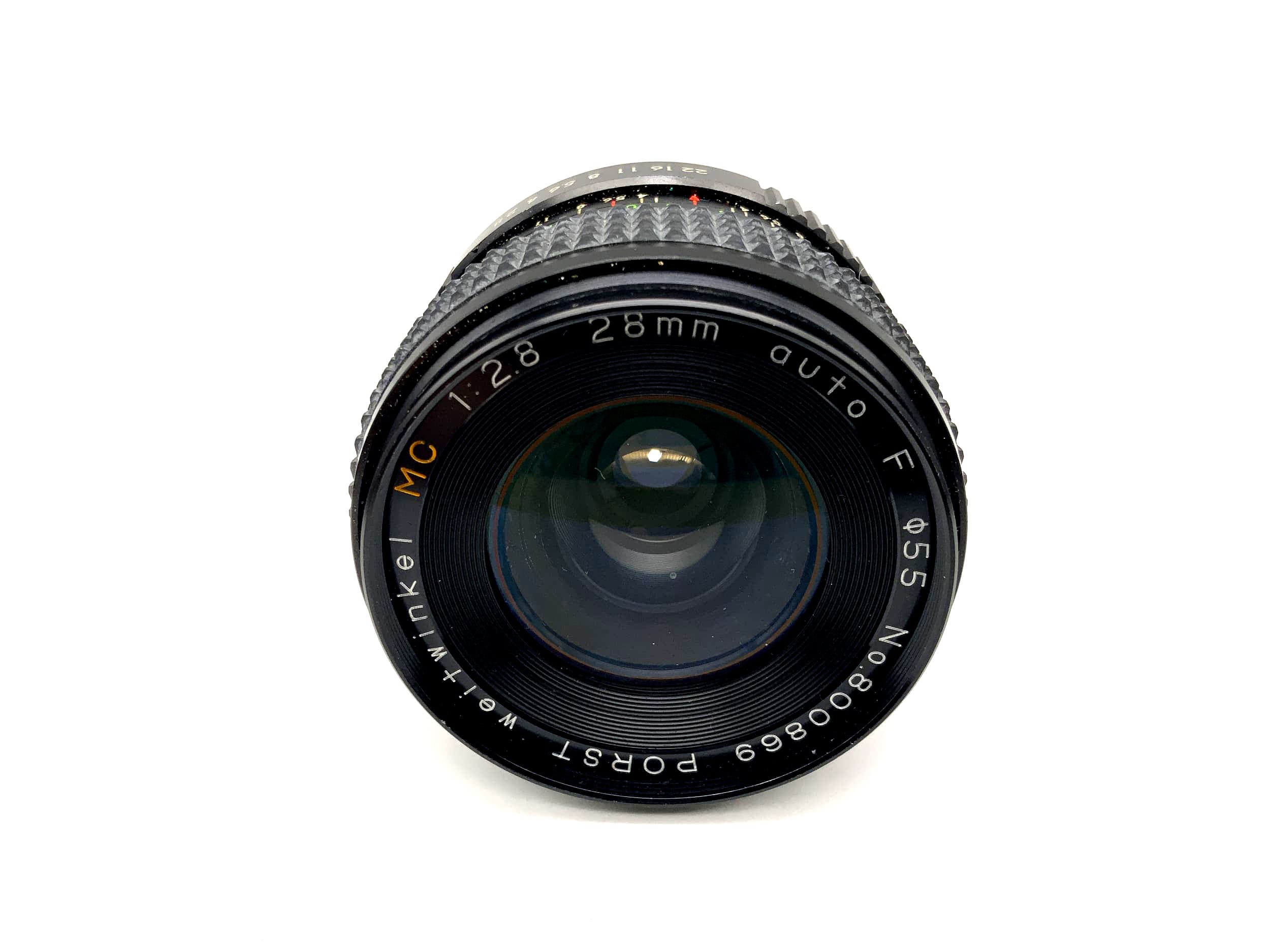 Porst 28mm 1:2.8 Wide Angle Lens ww MC auto F Camera Lens (Pentax K)