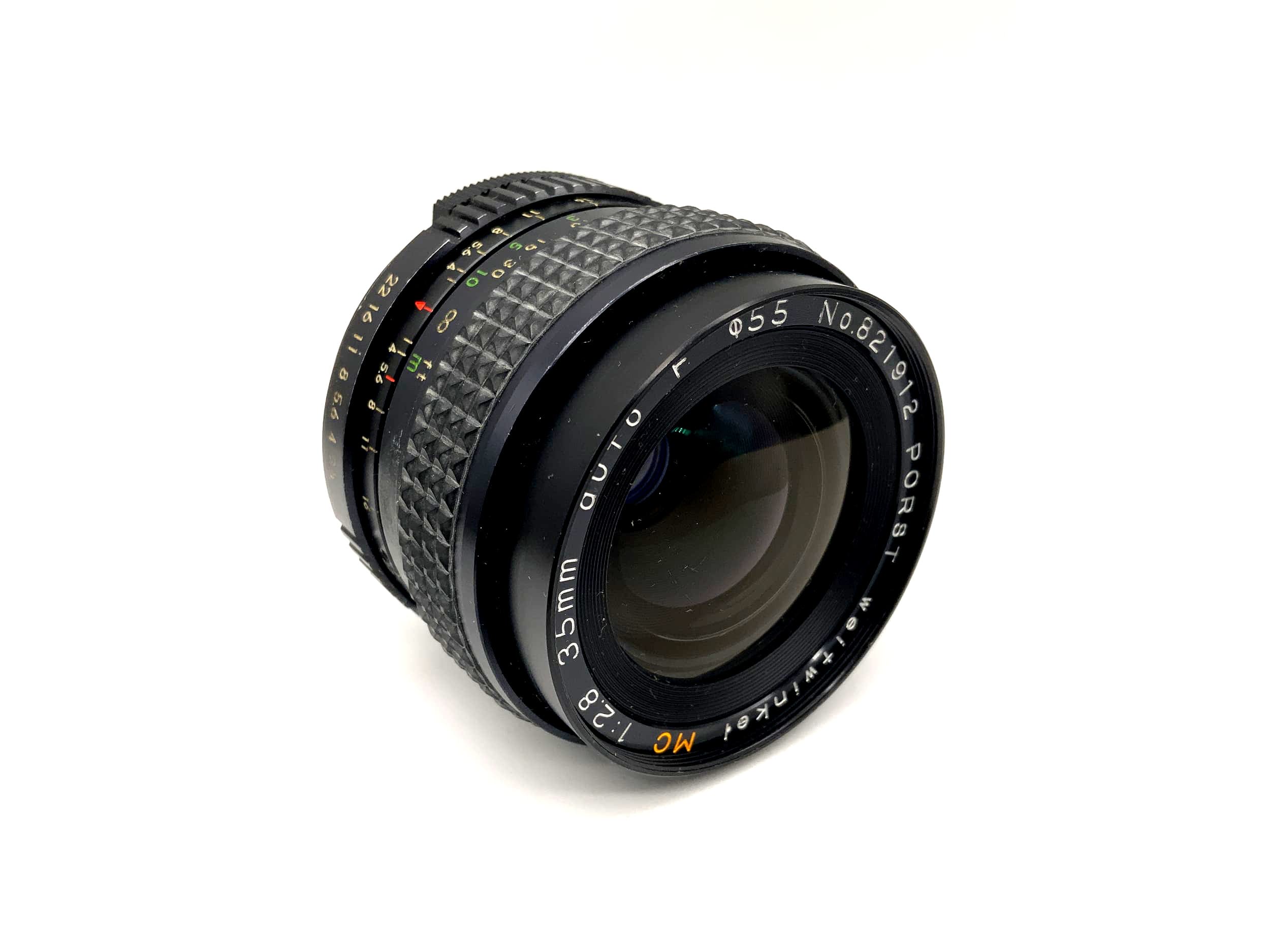 Porst 35mm 1:2.8 Wide Angle Lens ww MC auto F Camera Lens (M42)