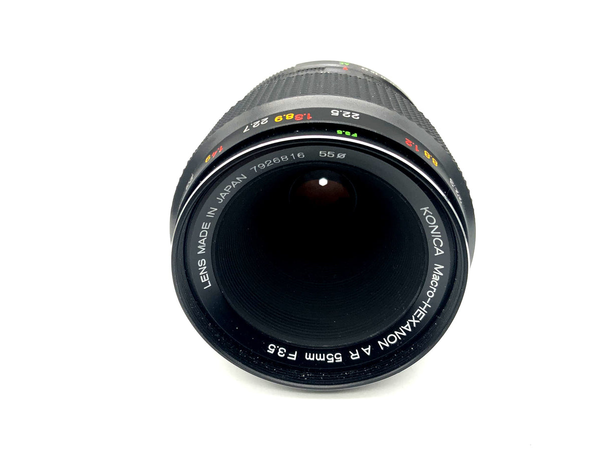 Konica 55mm 1:3.5 Lens Macro-Hexanon AR Camera Camera Lens (Konica AR)