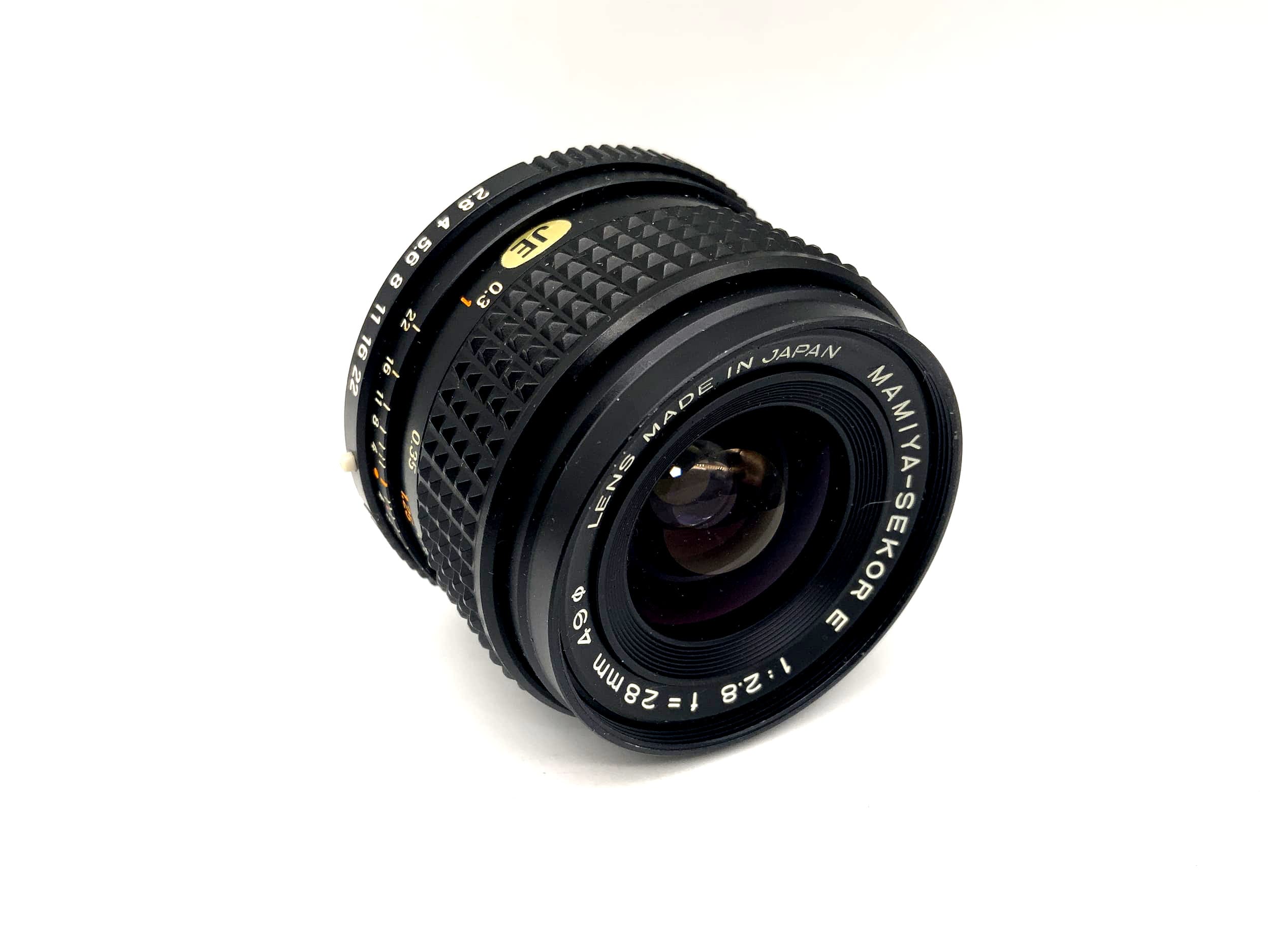 Mamiya 28mm 1:2.8 Lens Sekor E Camera Camera Lens (Mamiya ZE)