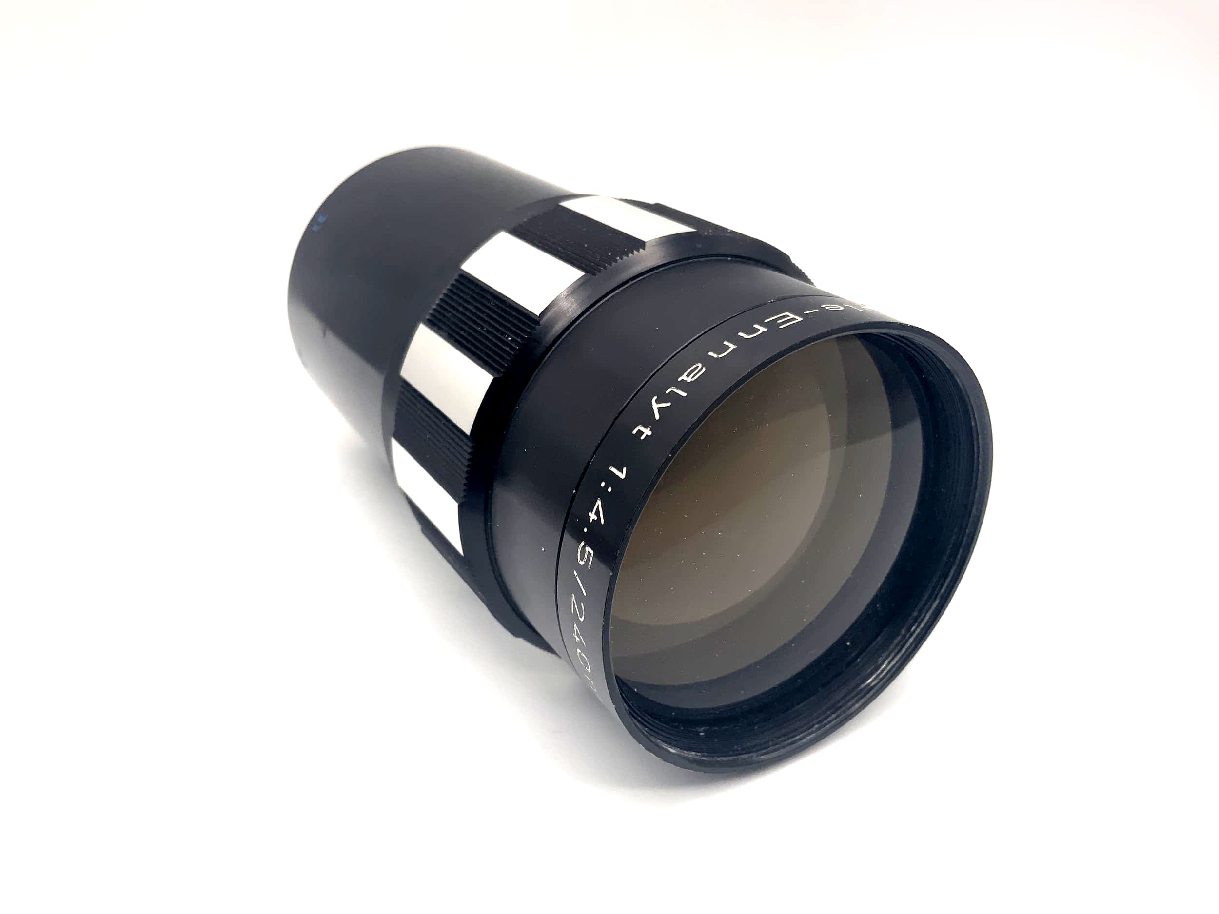 Enna Munich 240mm 1:4.5 Tele-Ennalyt Zebra Lens (Enna Interchangeable Mount)