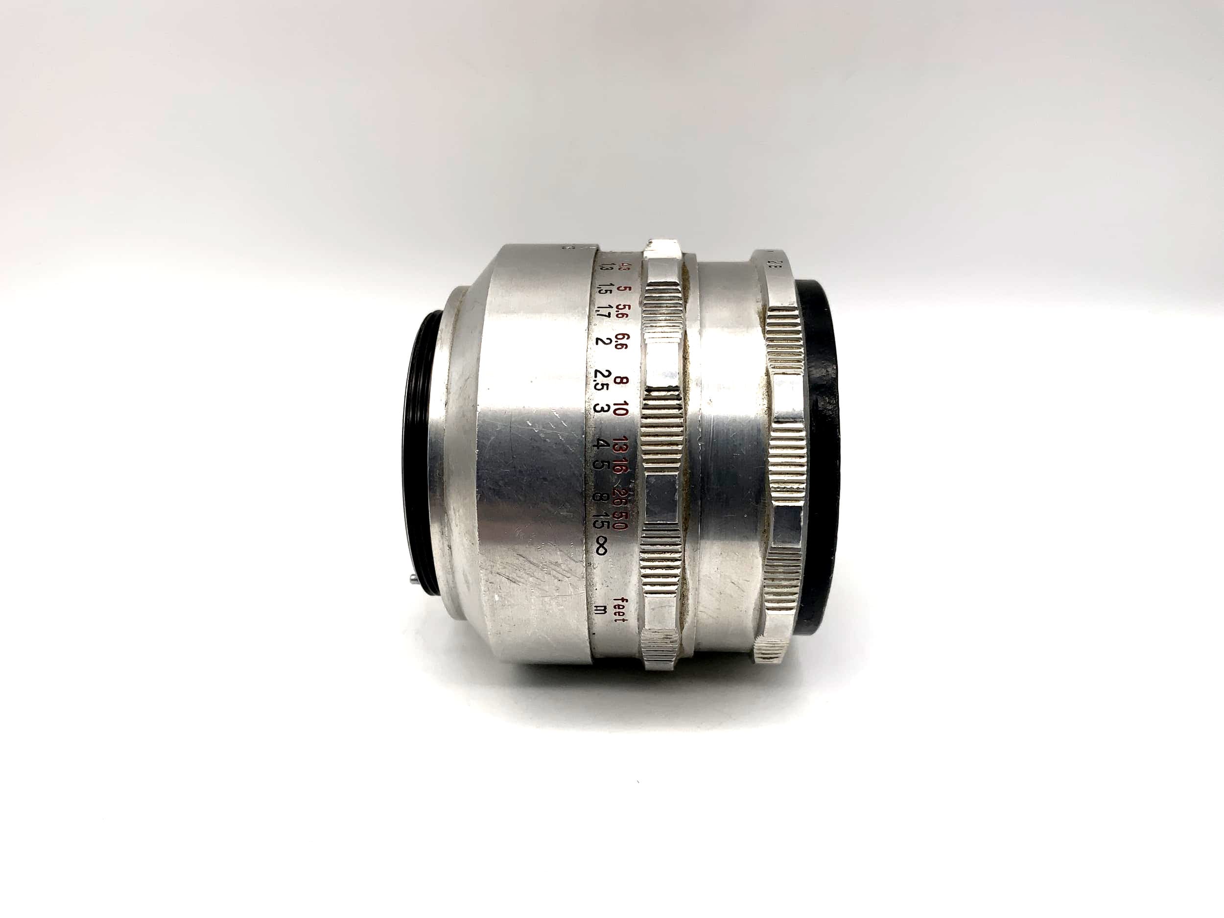 Carl Zeiss 50mm 1:2.8 Lens Tessar 9 Blades Camera Lens (M42)