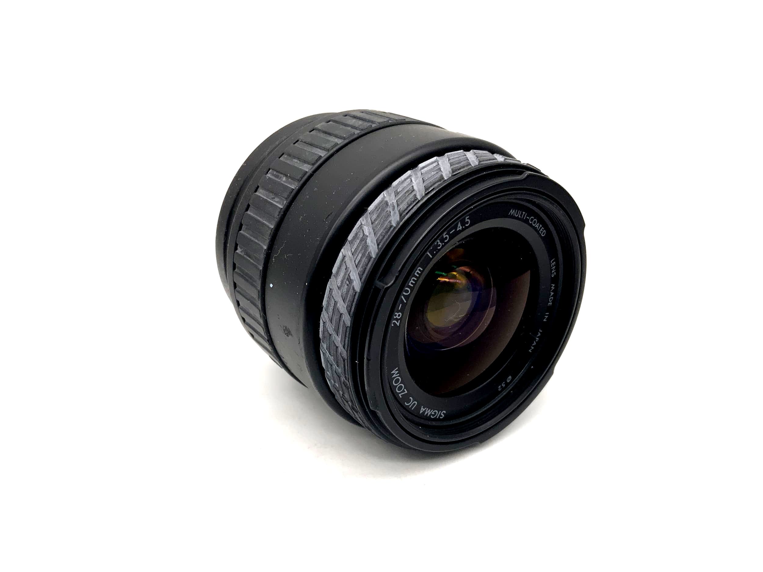 Sigma 28-70mm 1:3.5-4.5 Lens UC Zoom MC Lens High Speed ​​(Minolta AF/Sony A)