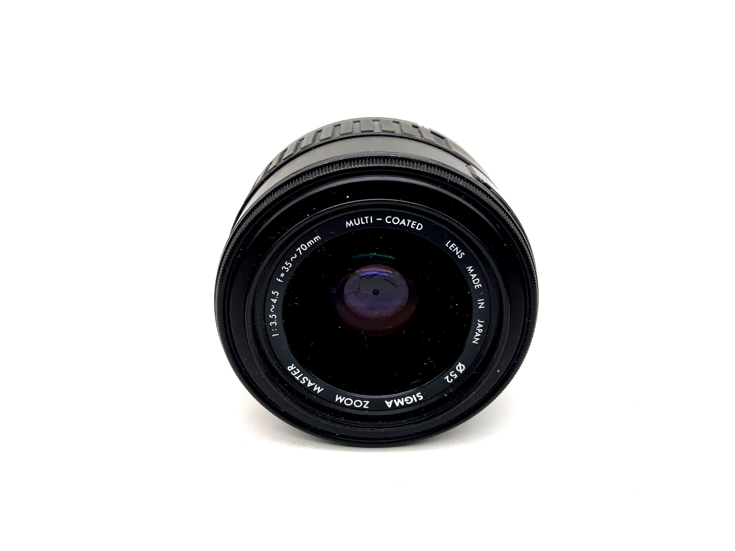Sigma 35-70mm 1:3.5-4.5 Lens Zoom Master Multi-Coated (Minolta AF/Sony A)