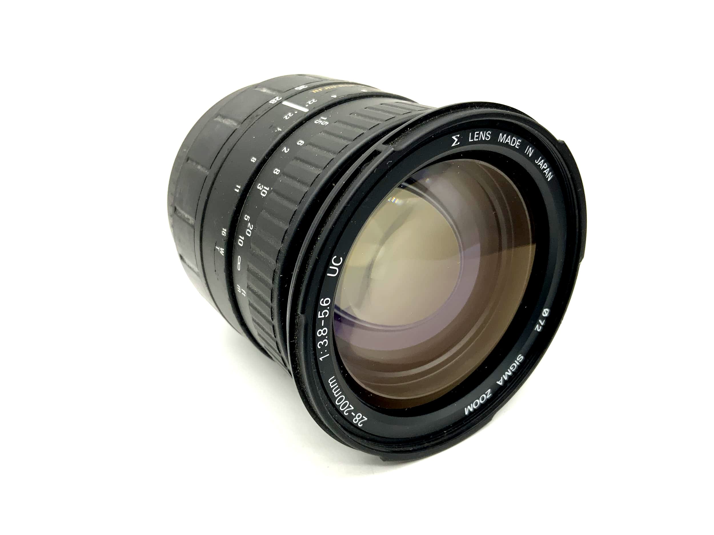 Sigma 28-200mm 1:3.8-5.6 Lens Zoom UC Aspherical Camera Lens (Canon EF)