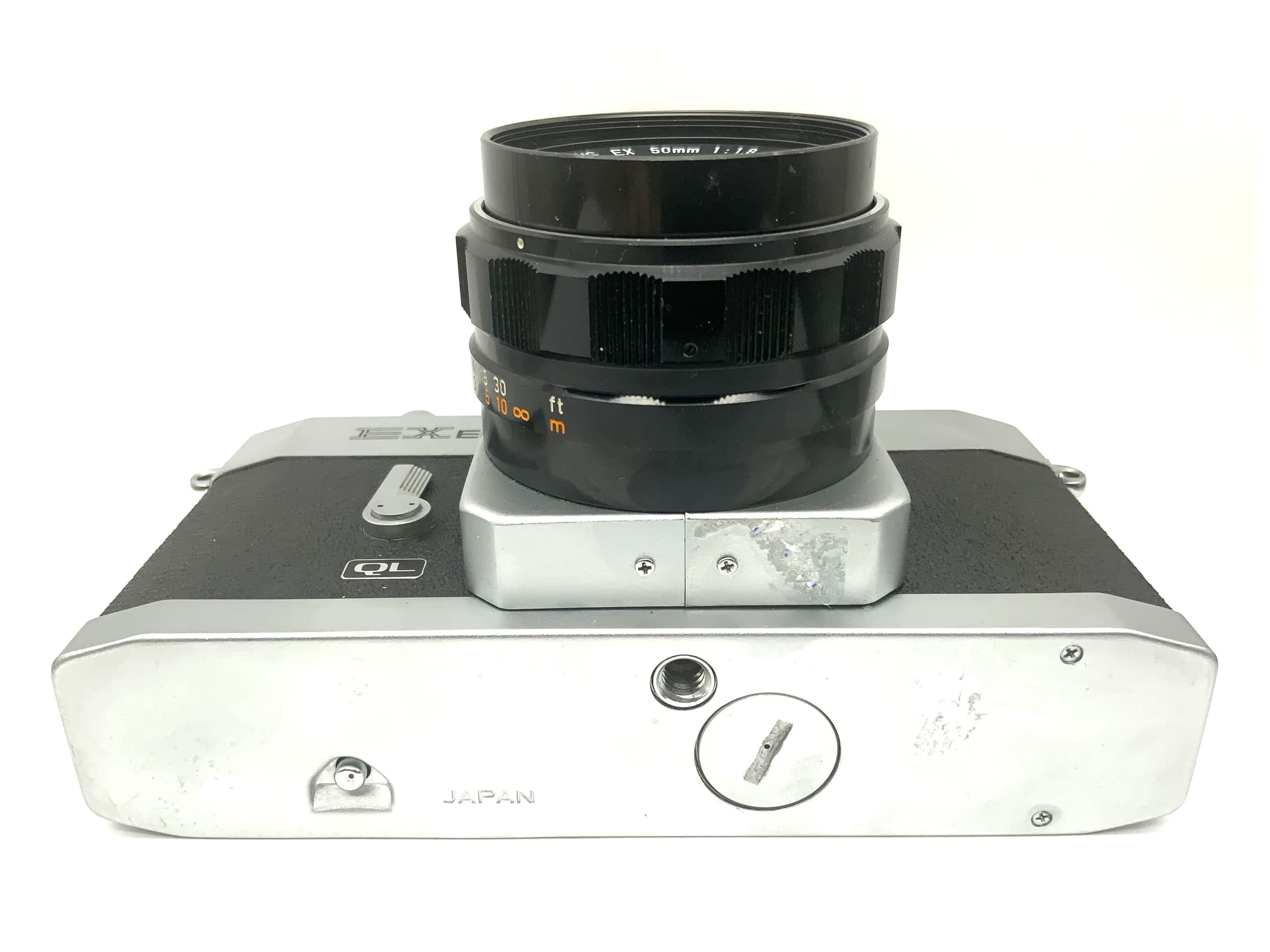 Canon EX EE 35mm SLR analog camera, Canon Lens EX 50mm 1:1.8 body