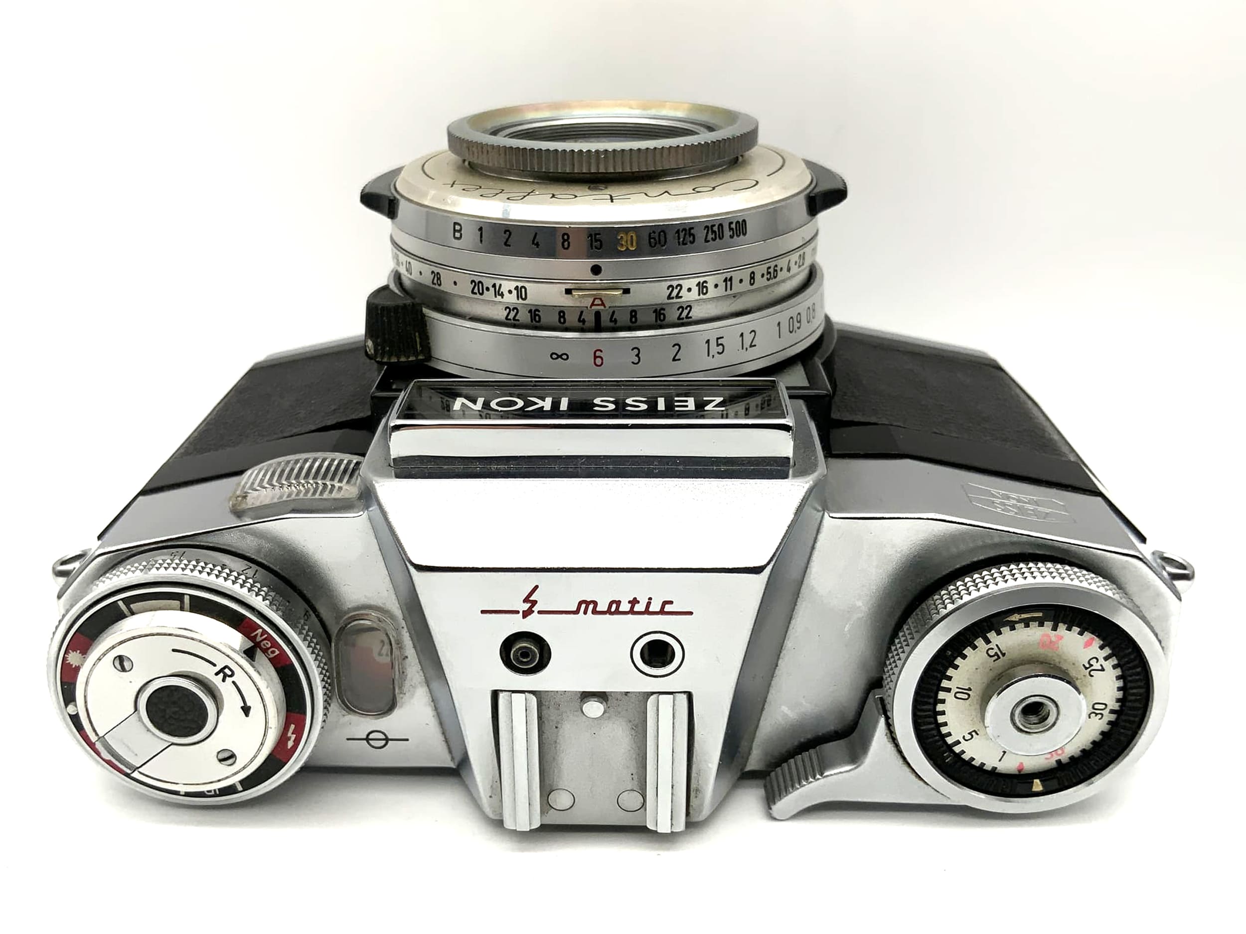 Zeiss Ikon Contaflex B 35mm SLR analogue with Tessar 2.8/50 Synchro Compur Body