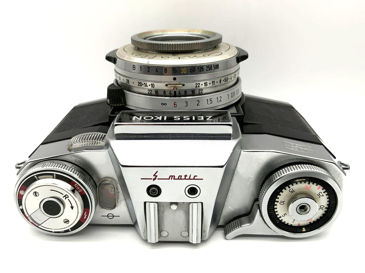Zeiss Ikon Contaflex B 35mm SLR analogue with Tessar 2.8/50 Synchro Compur Body
