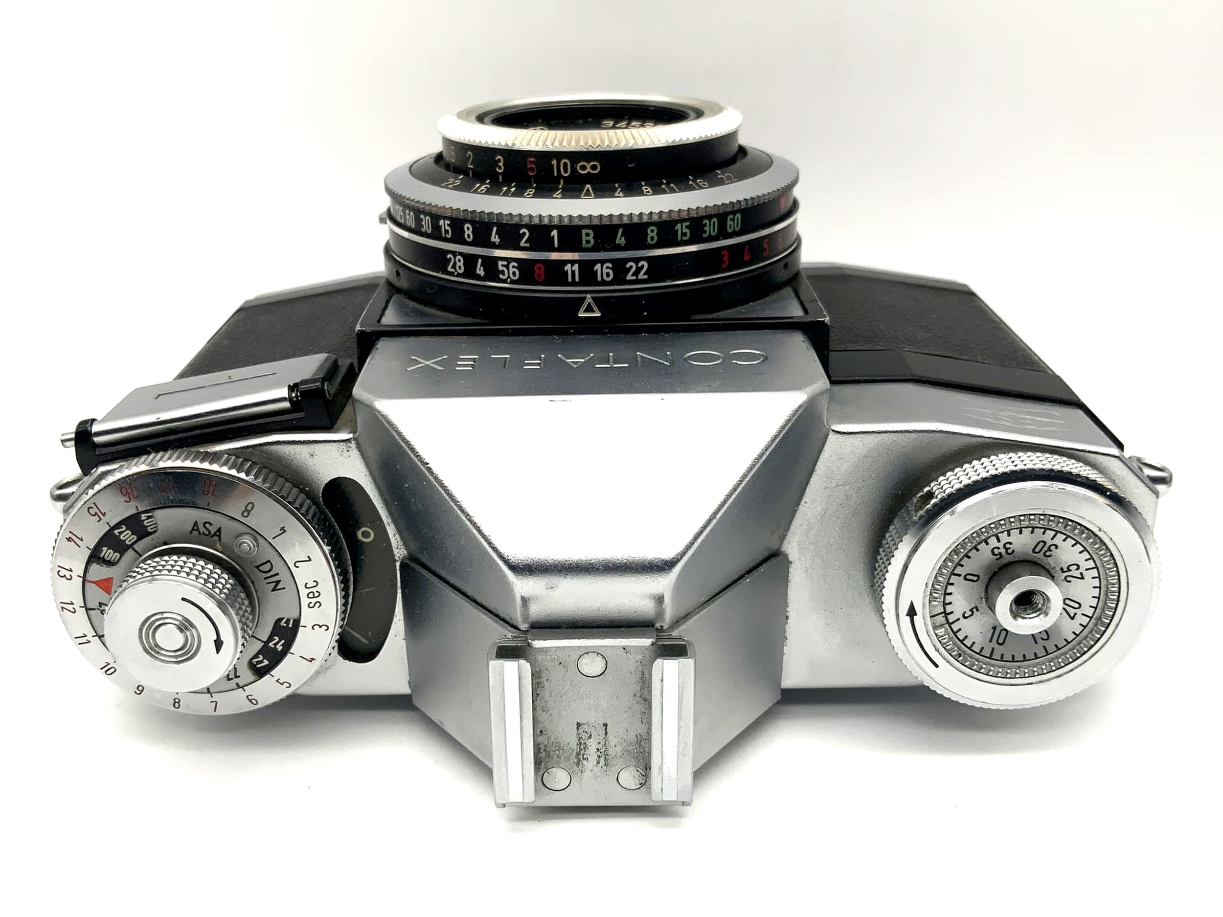 Zeiss Ikon Contaflex 35mm SLR analog with Pantar 1:2.8 45mm Prontor Reflex Body