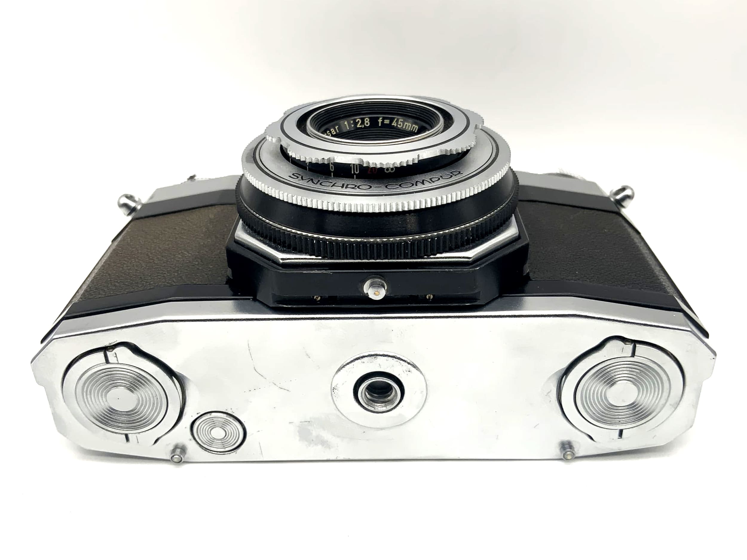 Zeiss Ikon Contaflex 35mm SLR analog with Tessar 2.8/45 Synchro Compur Body