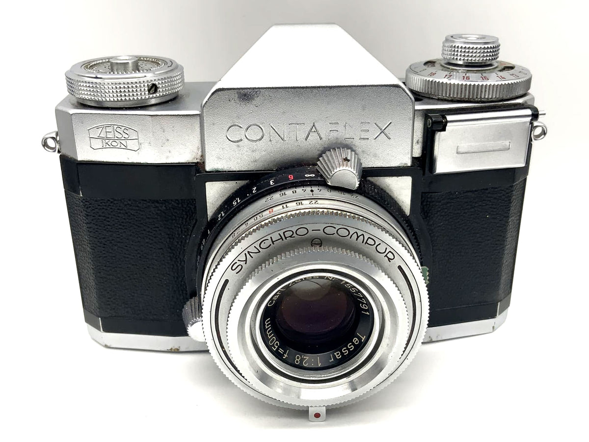 Zeiss Ikon Contaflex 35mm SLR analog with Tessar 2.8/50 Synchro Compur Body