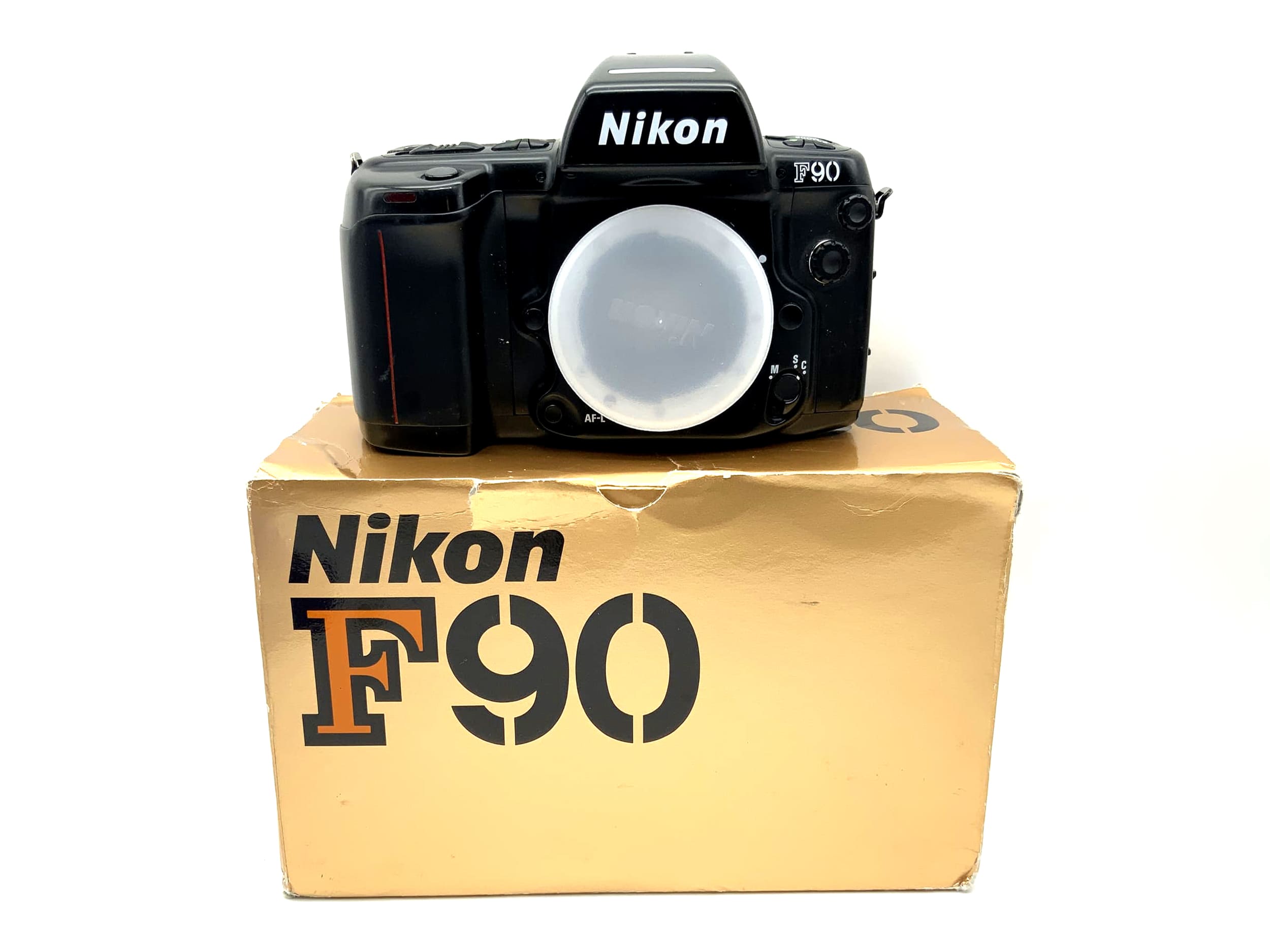 Nikon F90 35mm SLR analog AF-L camera in original packaging (Nikon AF)