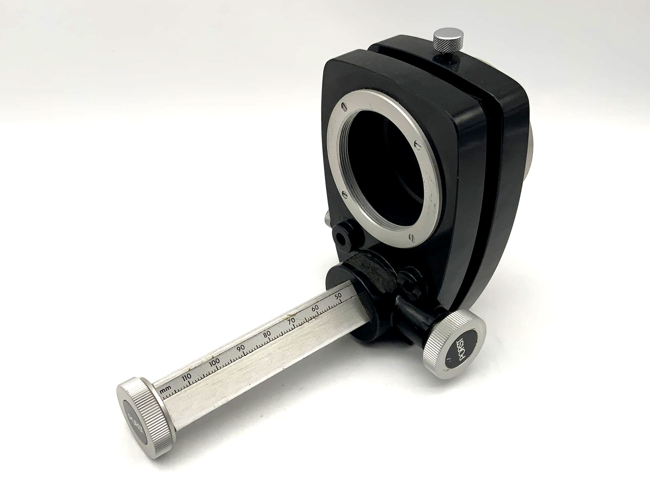 Porst bellows unit, black, macro bellows (M42)