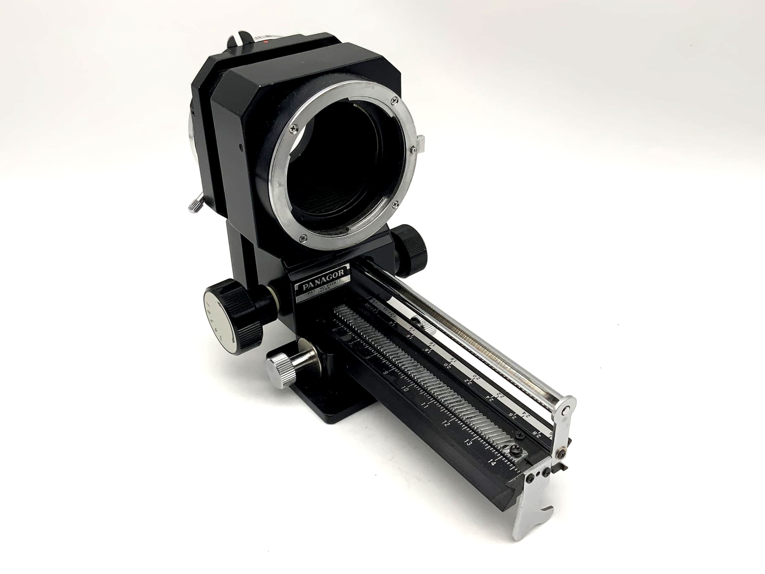 Panagor Bellows Unit To fit Ni black Bellows with focusing rail (Nikon F)