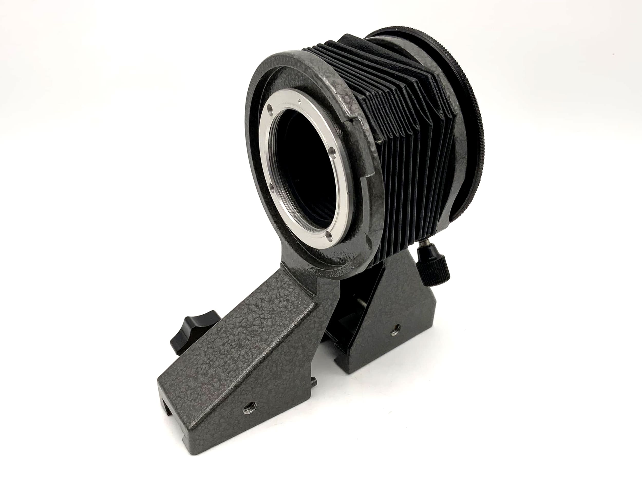 Pentacon bellows attachment, grey, for focusing rail, macro bellows (M42)
