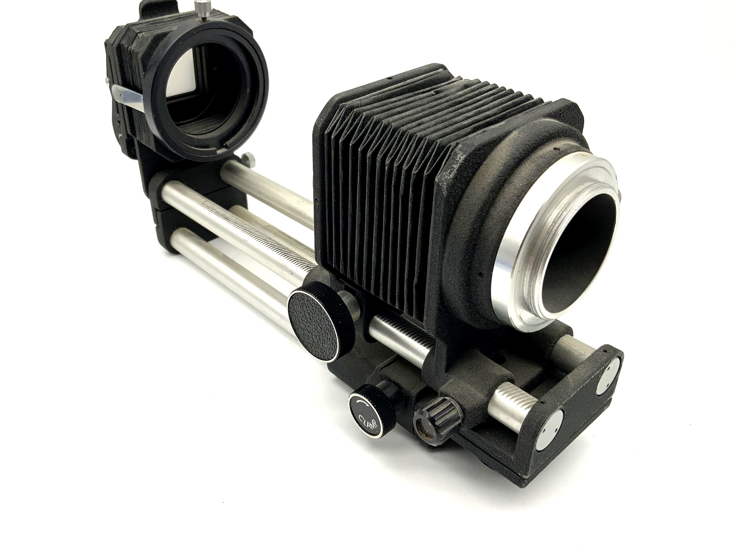 Bellows unit, black, with adjustment slide and slide duplicator