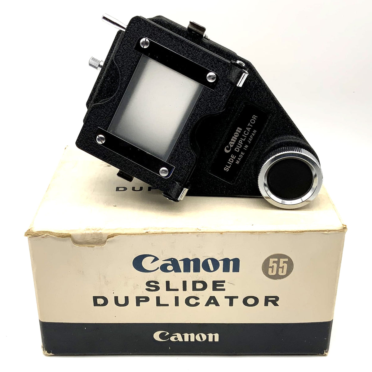 Canon Slide Duplicator 55 Slide Copying Machine for Bellows FL 55mm Original Packaging