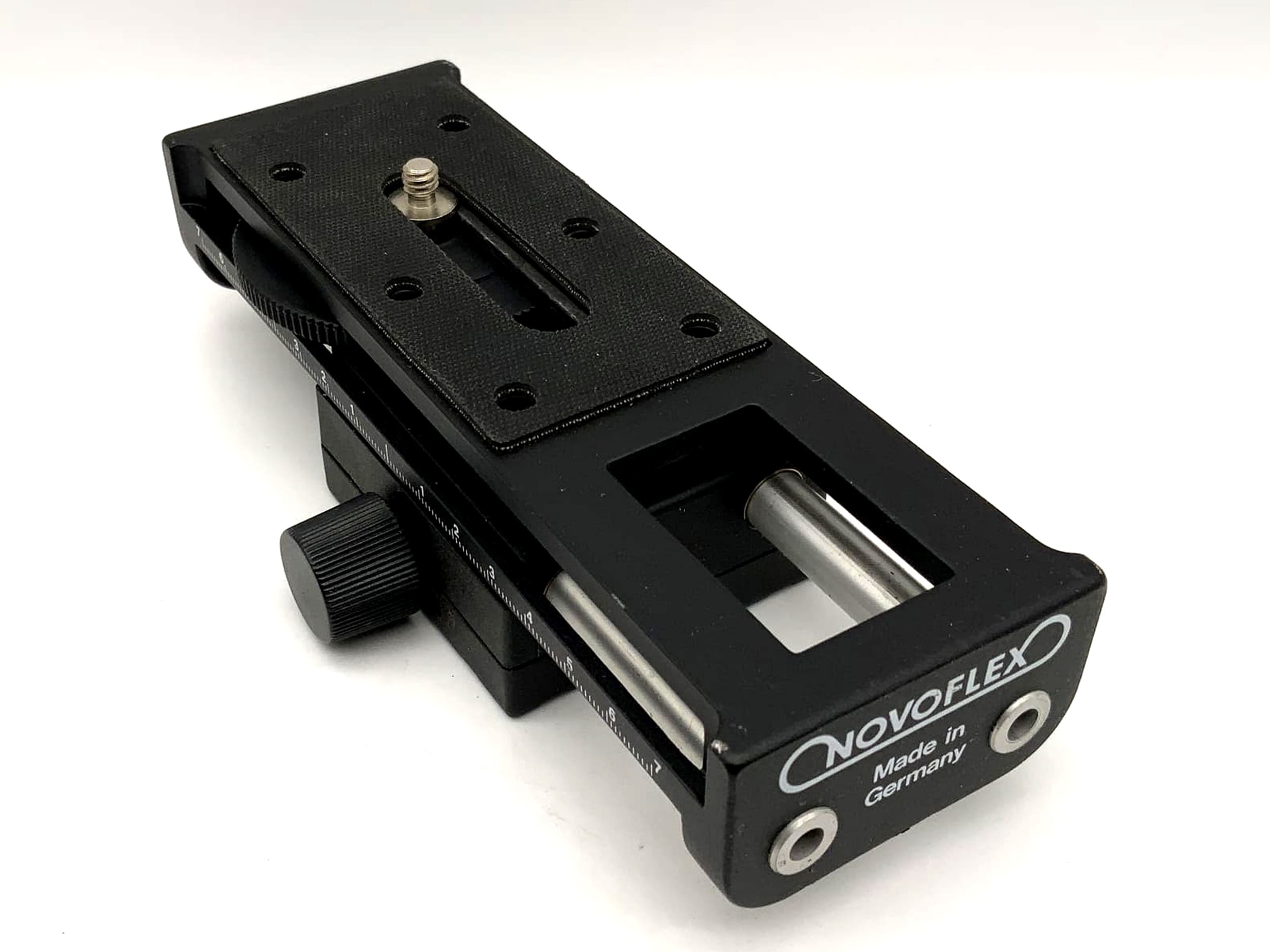 Novoflex Castel K focusing rack stereo slide in original packaging