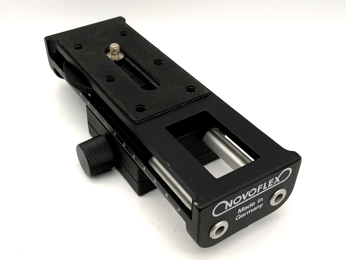 Novoflex Castel K focusing rack stereo slide in original packaging