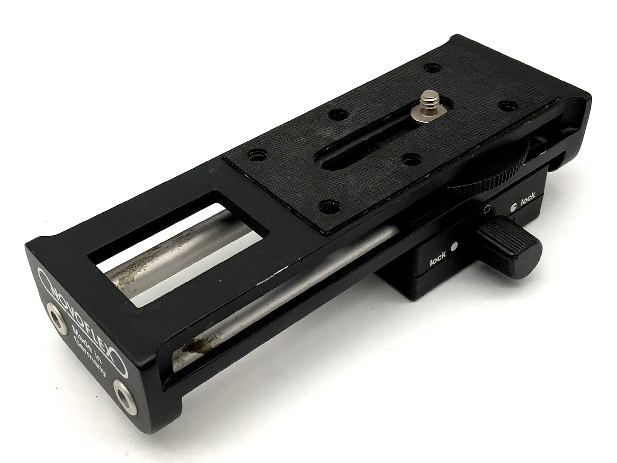 Novoflex Castel K black focusing rail, macro focusing rack