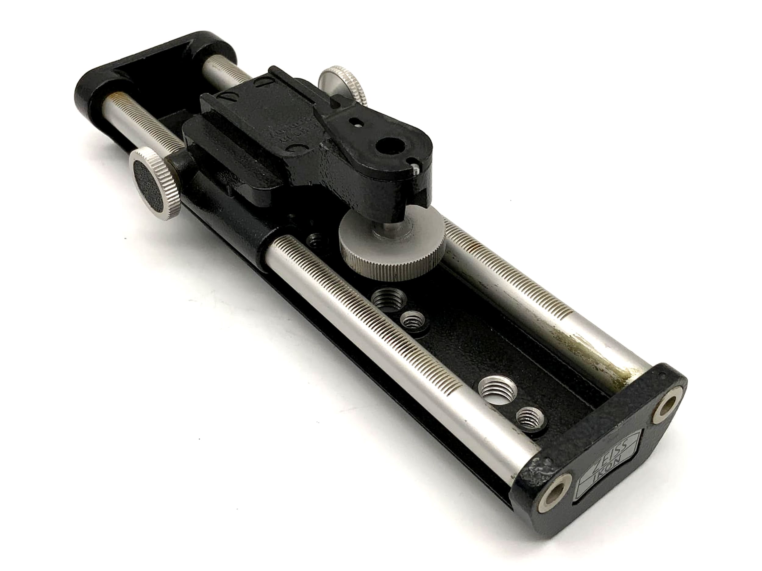 Zeiss Ikon focusing rail, black, macro rail, focusing rack