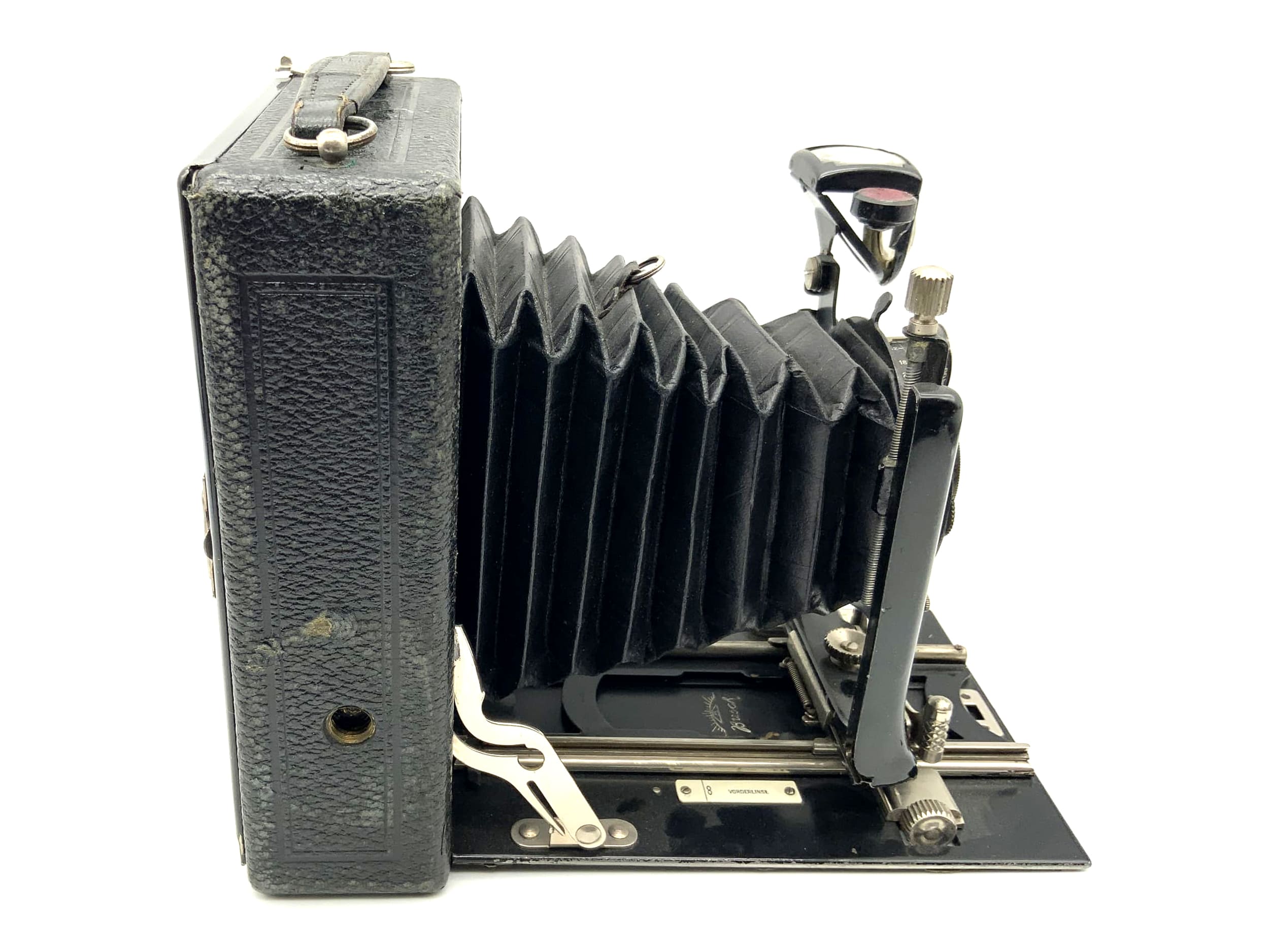 Emil Busch plate camera with Leukar double anastigmat f/6.8 f/15cm Compur