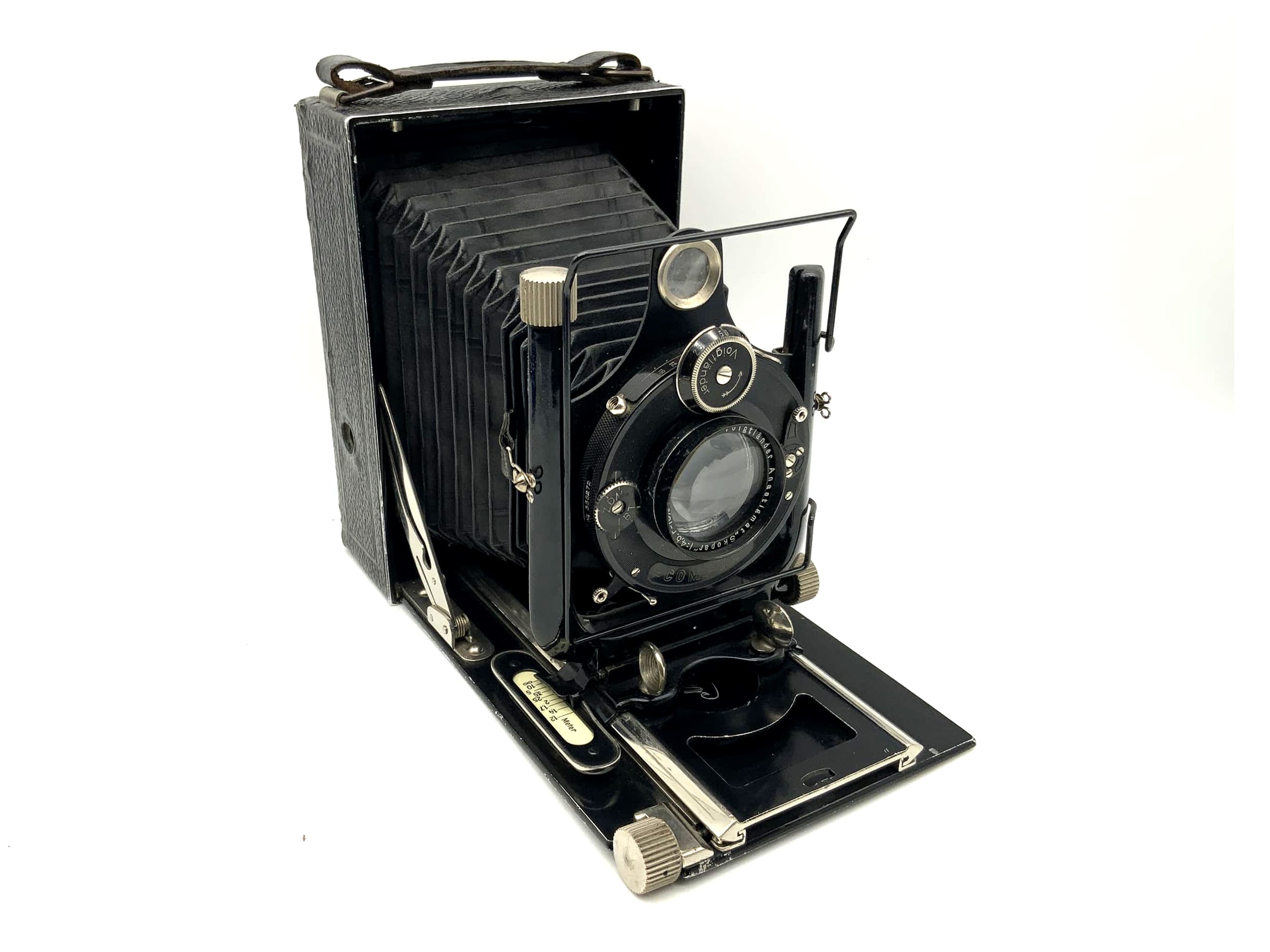 Voigtländer Avus plate camera with Anastigmat Skopar 1:4.5 F=13.5cm Compur