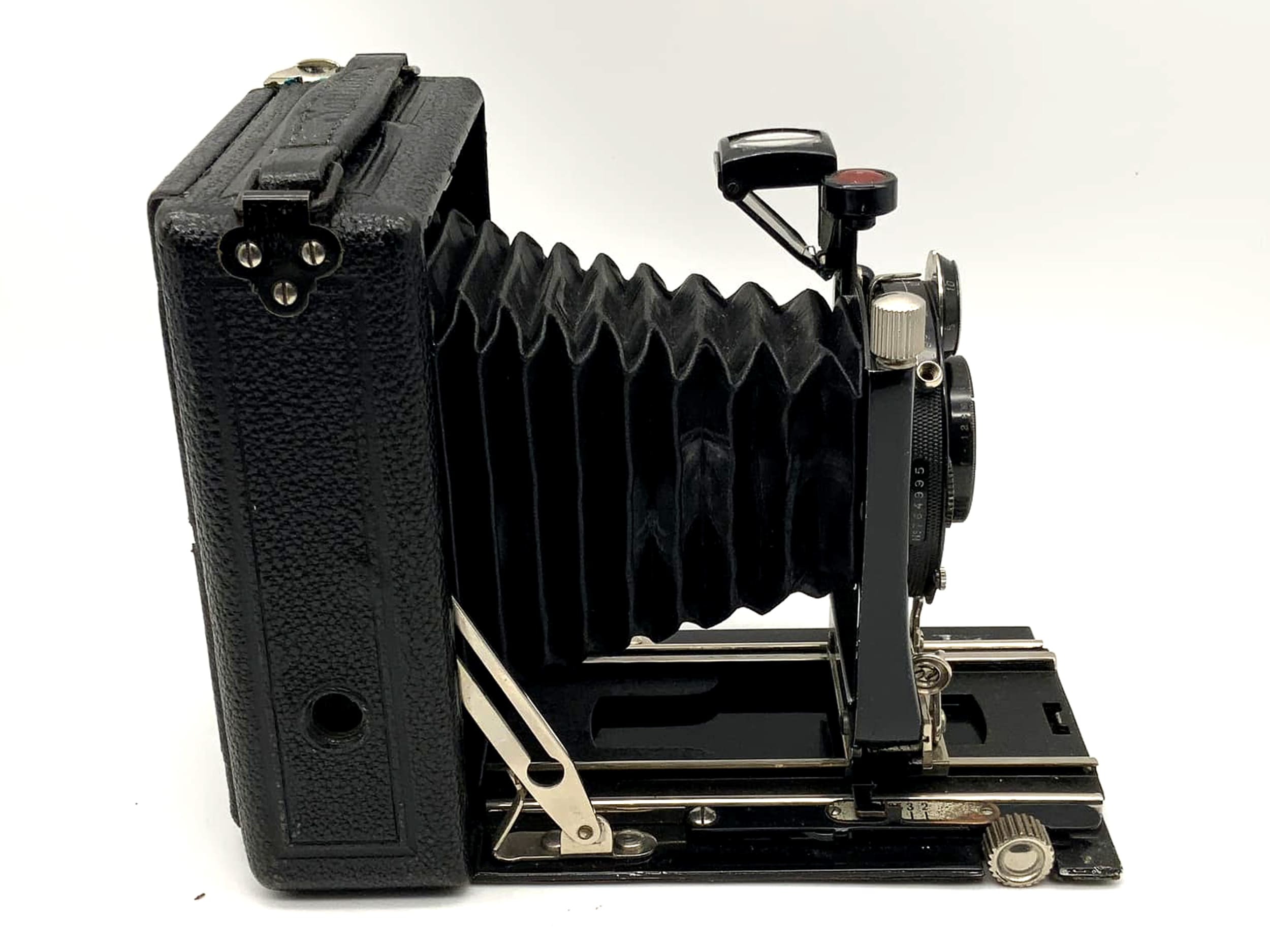 Contessa Nettel sonnar plate camera with Sonnar Anastigmat 1:4.5 f=12cm Compur