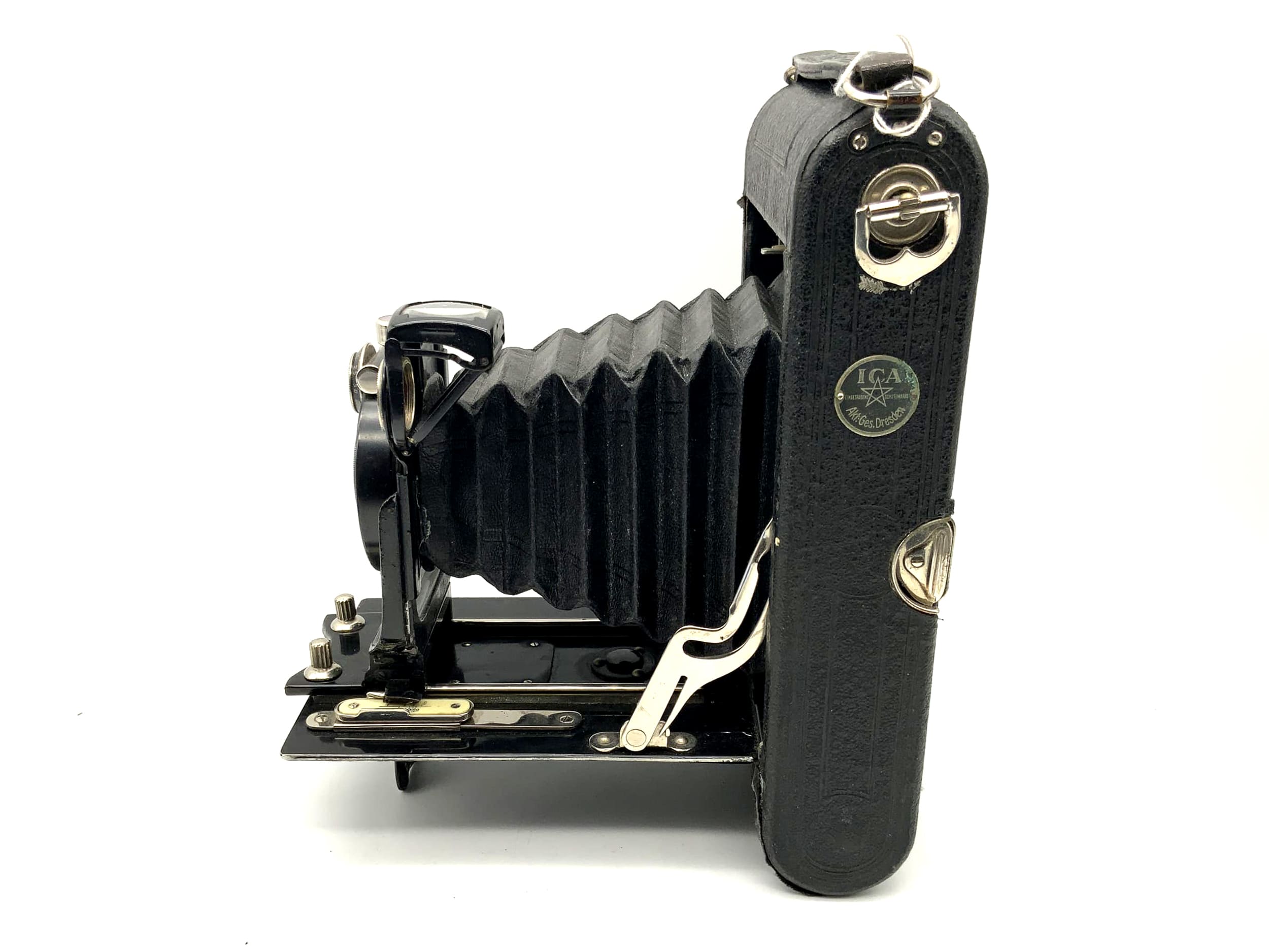 Ica Dresden plate camera with Extra Rapid Aplanat Helios 1:8 F=13cm