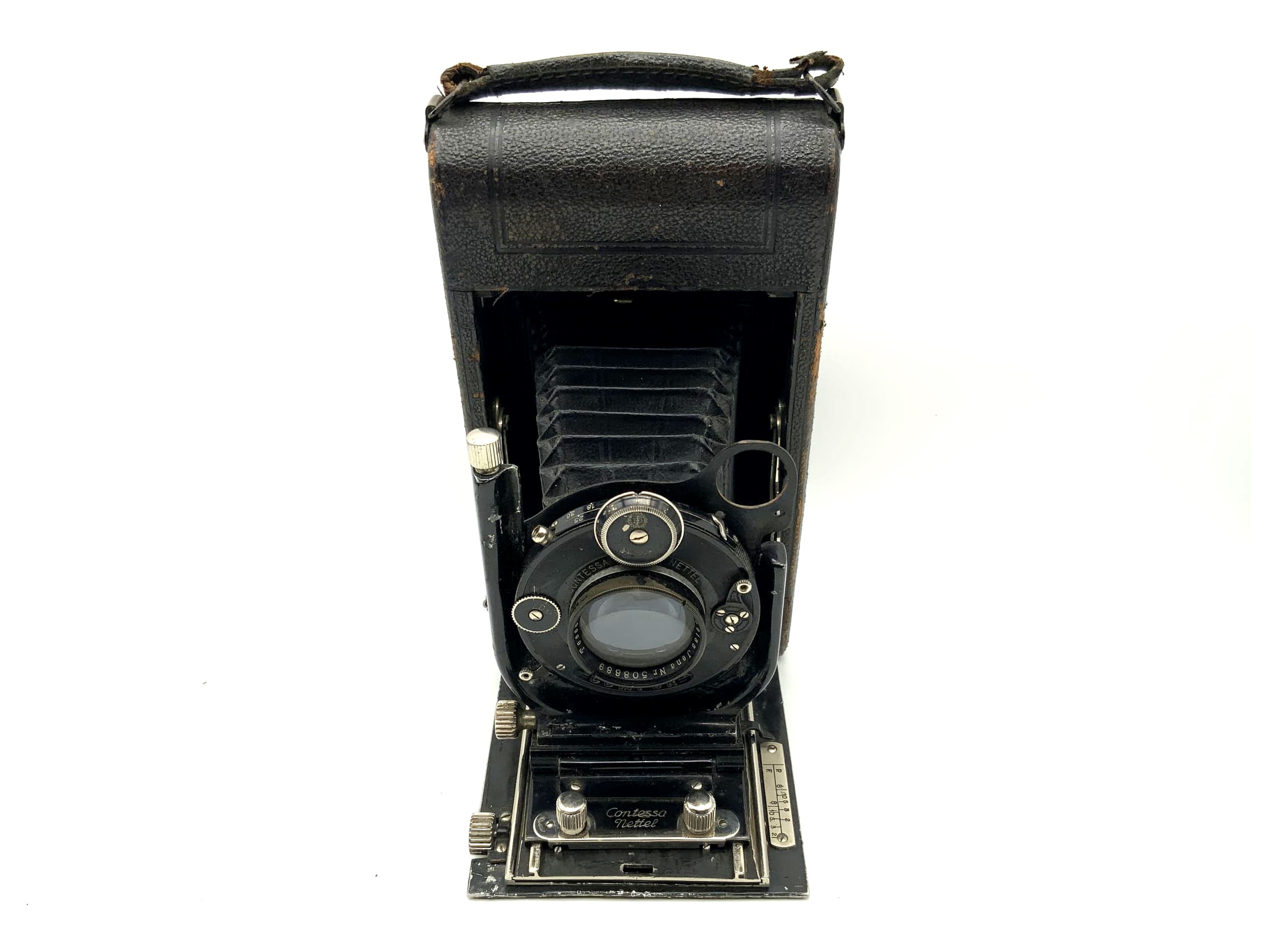 Contessa Nettel Duroll plate camera with Carl Zeiss Tessar 1:4.5 f=13.5cm Compur