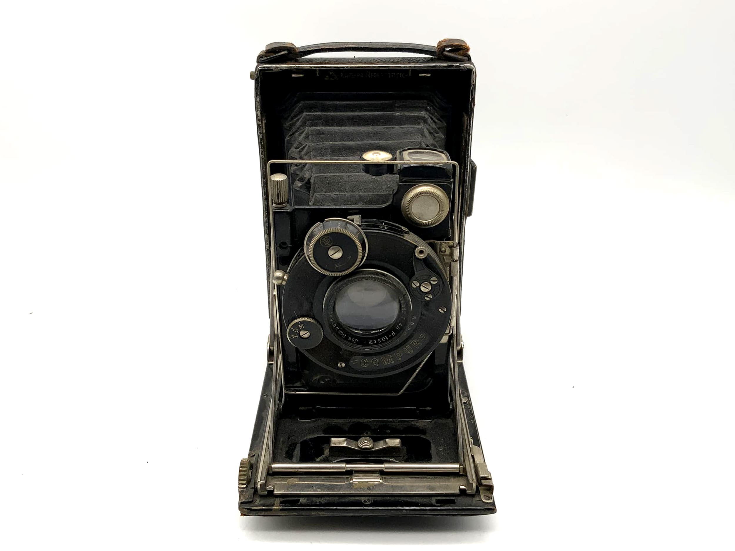 KW Patent Case Plate Camera with Schneider Kreuznach Xenar f=4.5 F=10.5cm Compur
