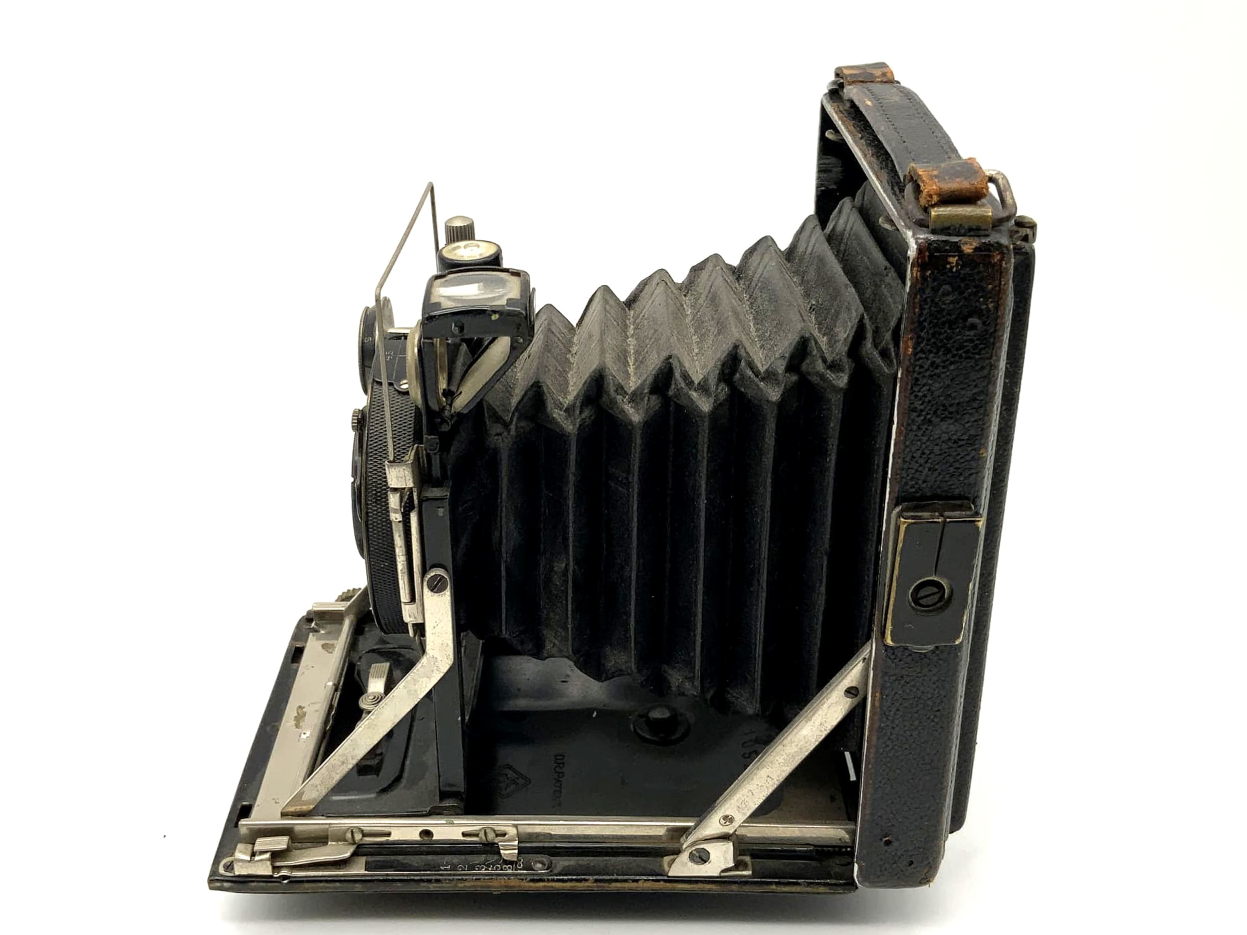 KW Patent Case Plate Camera with Schneider Kreuznach Xenar f=4.5 F=10.5cm Compur