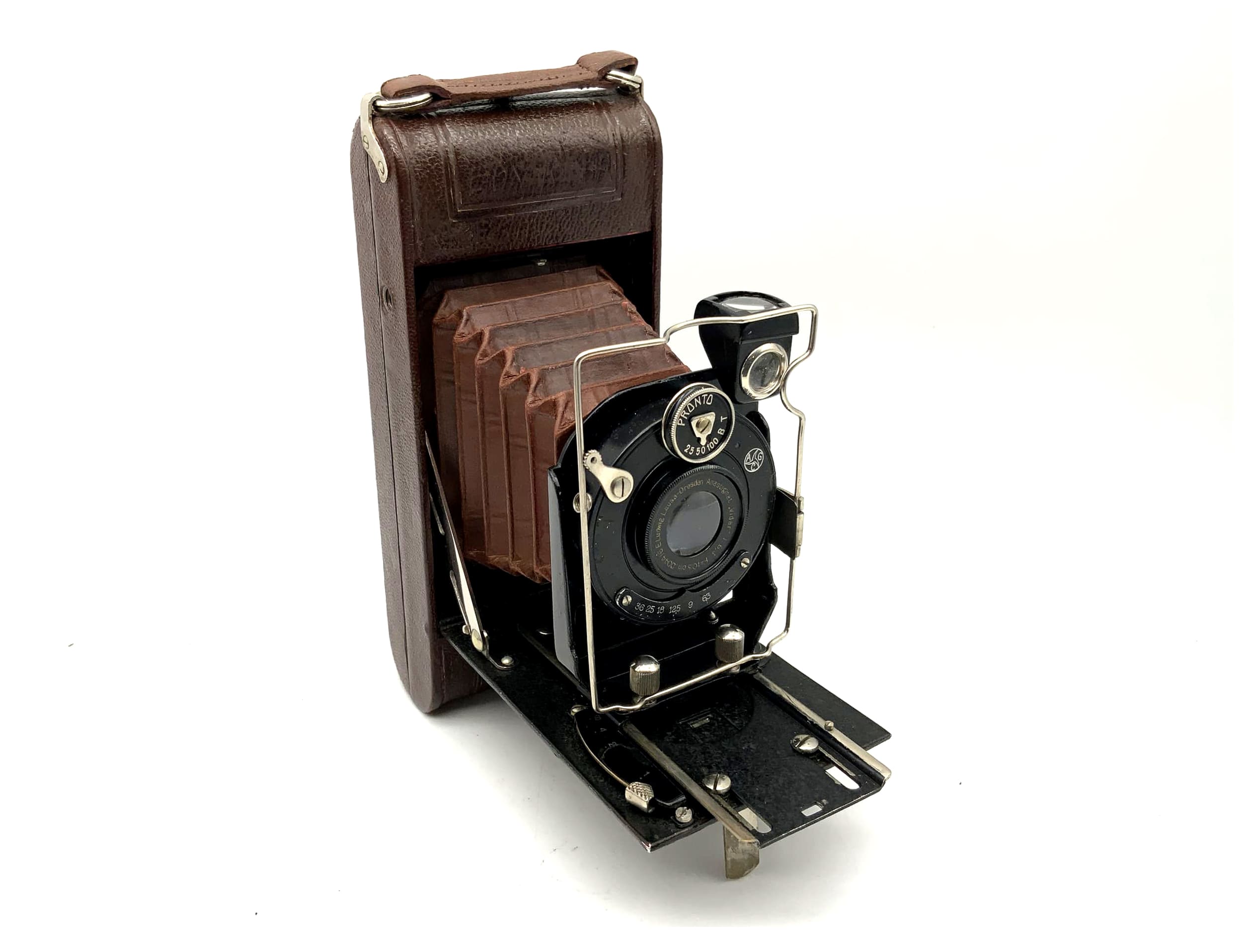 Folding camera with Anastigmat Vidar 1:6.3 F=10.5cm Pronto analog camera analog camera