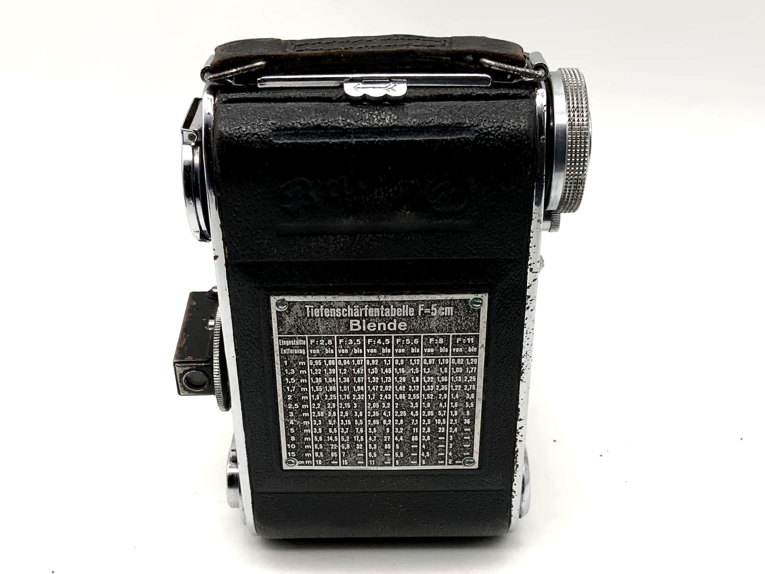 Balda Baldina folding camera with Schneider Kreuznach f:2.9 F=5cm Compur Rapid