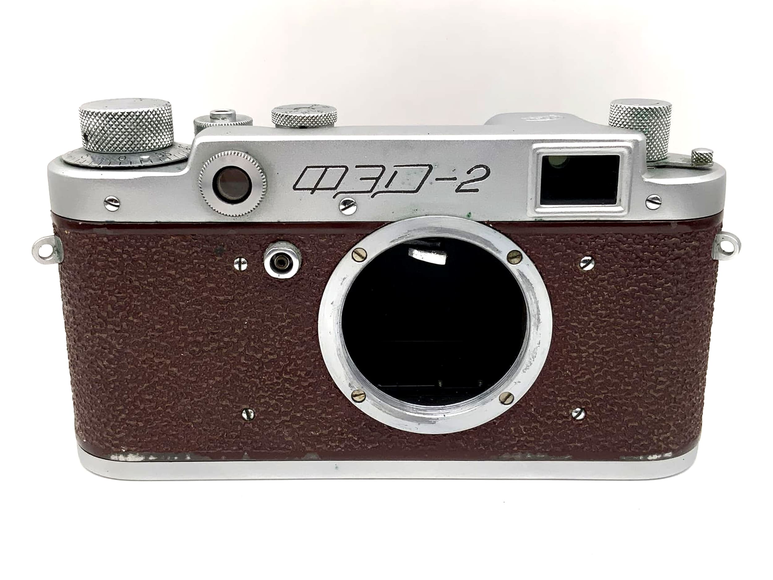 FED 2 Type B Rangefinder Camera Red Analog Camera Body Housing Viewfinder Camera (M39)