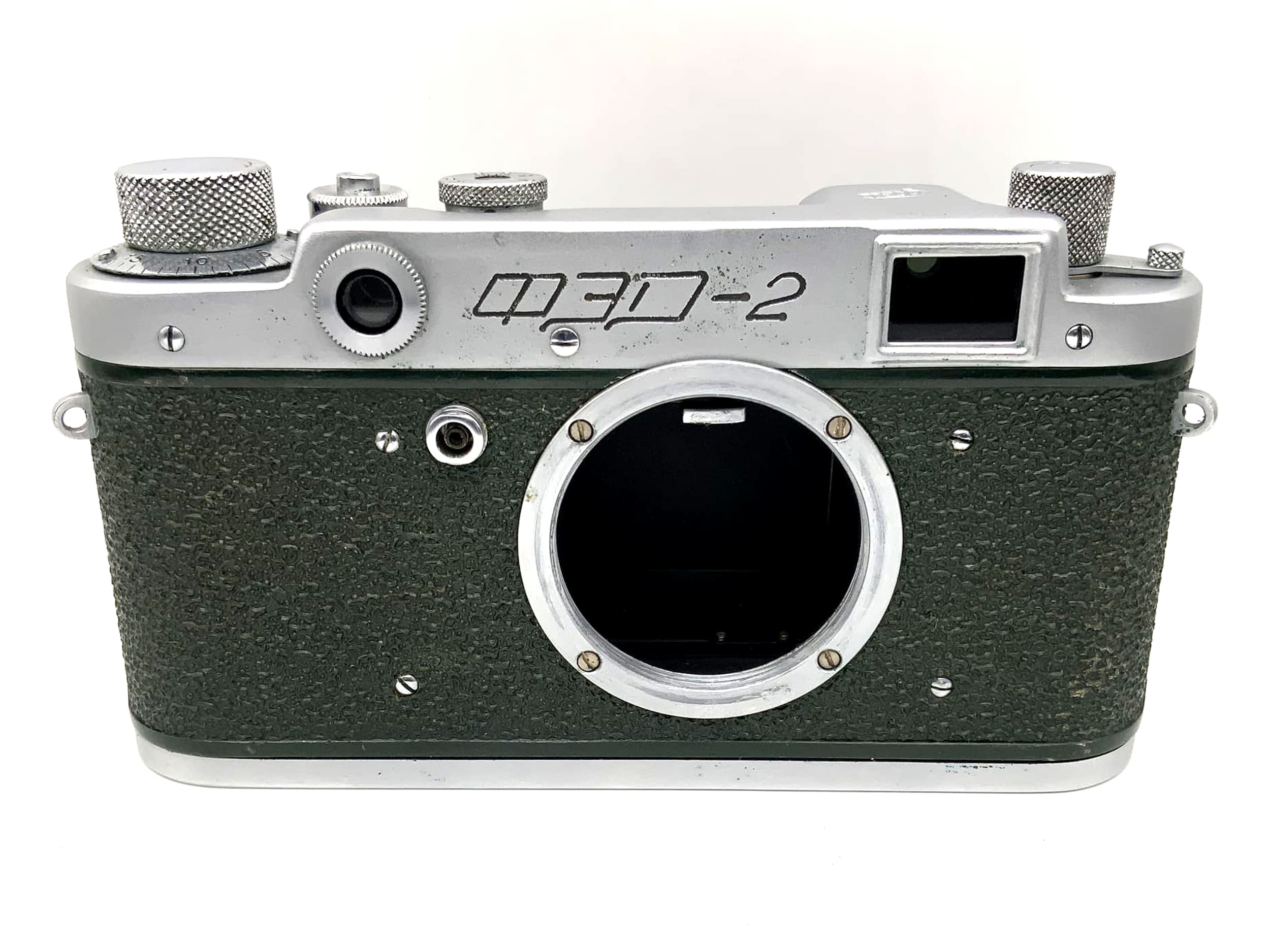FED 2 Type B Rangefinder Camera Green Analog Camera Body Housing Viewfinder Camera (M39)