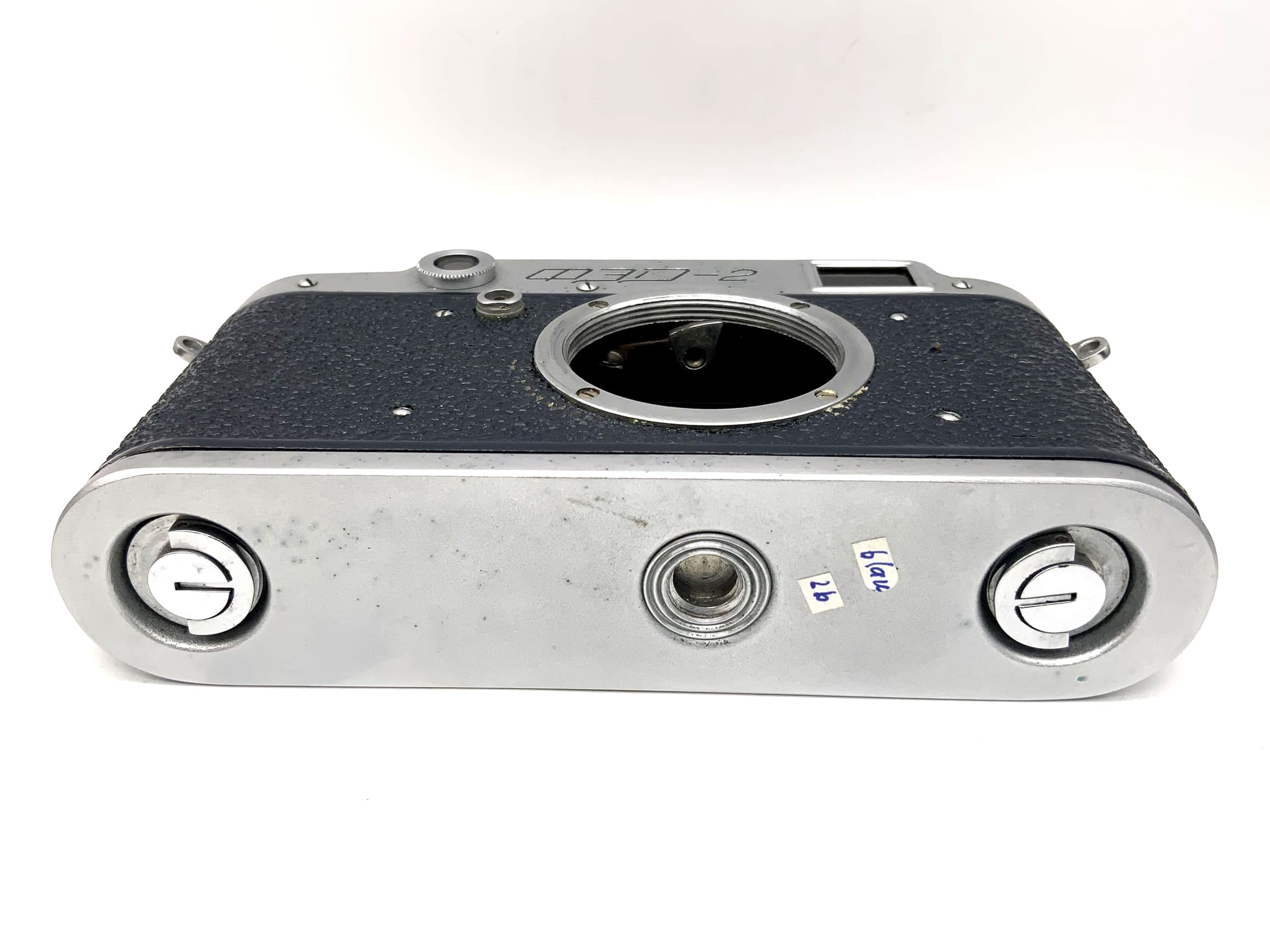 FED 2 Type B Rangefinder Camera Blue Analog Camera Body Housing Viewfinder Camera (M39)