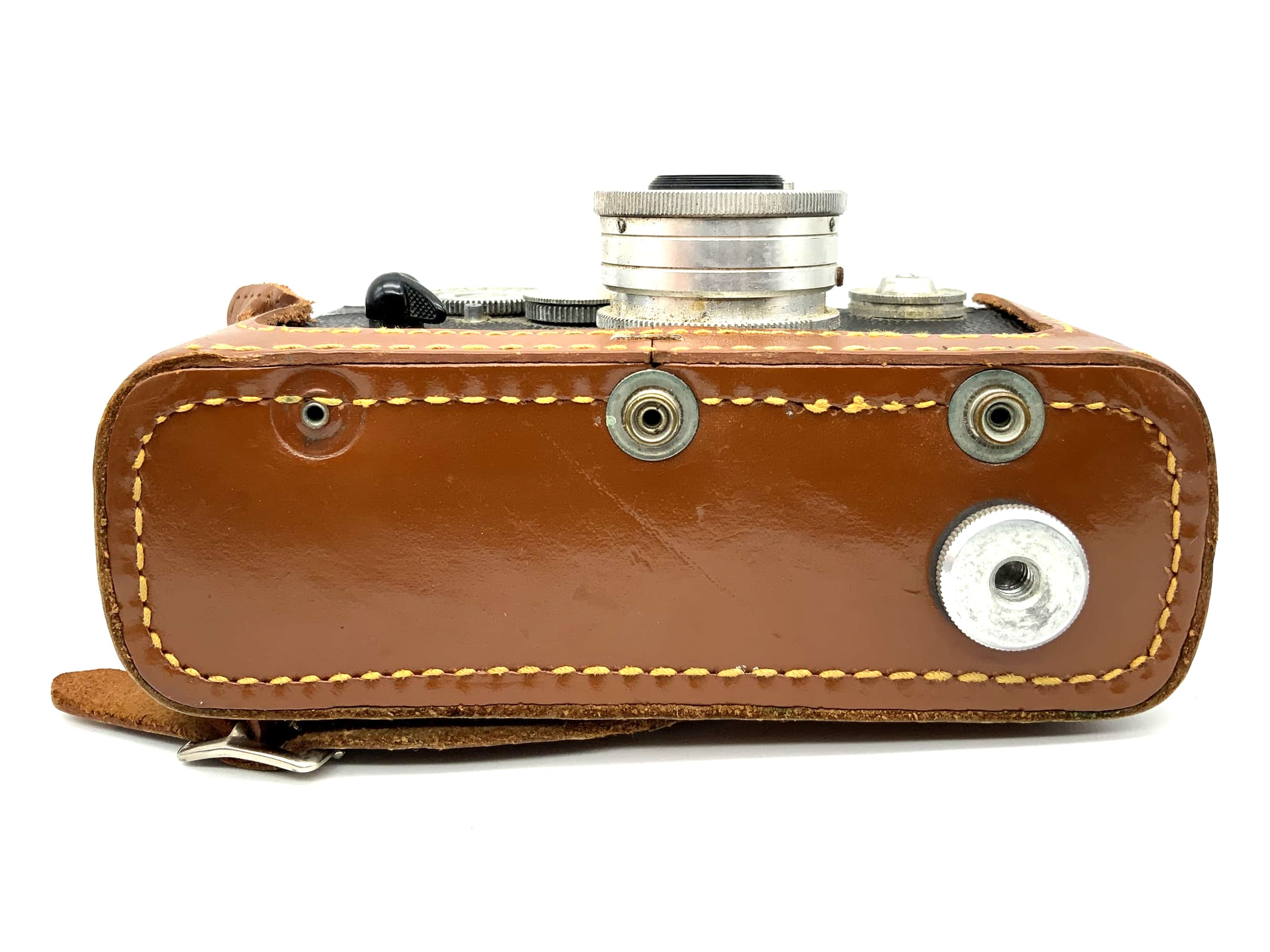 Argus C-3 viewfinder camera Cintar f/3.5 50mm with case, compact camera, analog camera